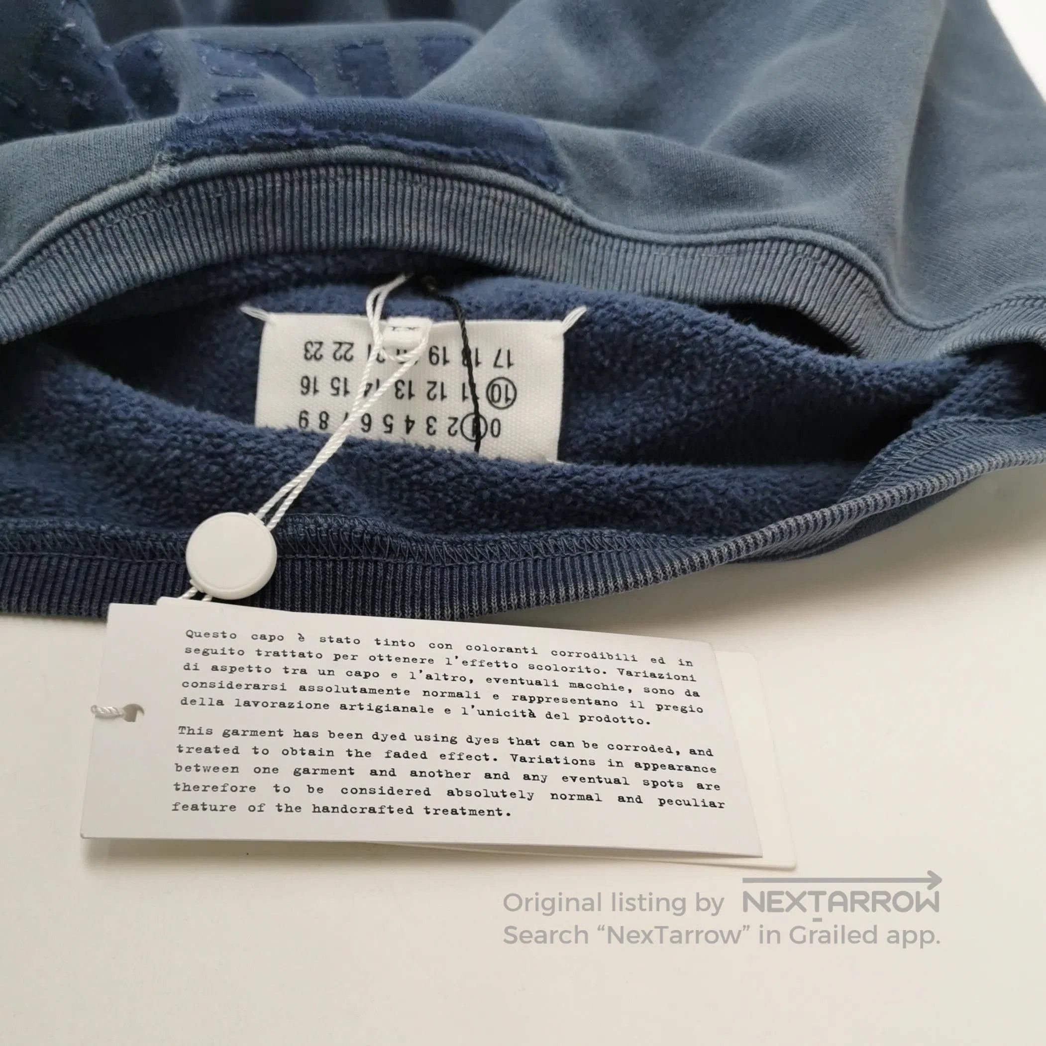 Maison Margiela Maison Margiela Cotton Logo Number Embroidery Sweatshirt M. Size US M / EU 48-50 / 2 - 9 Thumbnail