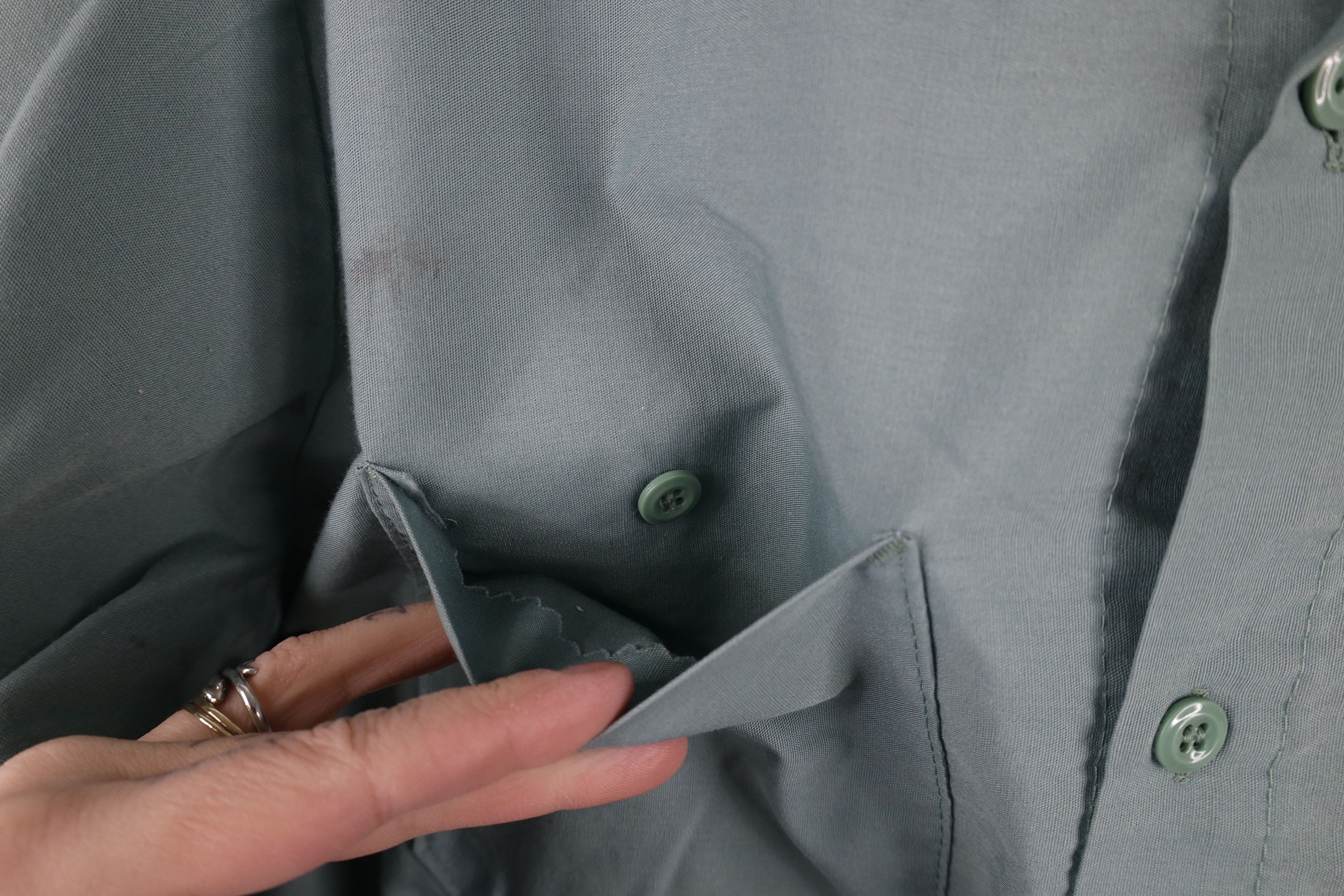 Vintage Vintage 70s Streetwear Workwear Mechanic Button Shirt USA Size US M / EU 48-50 / 2 - 10 Thumbnail
