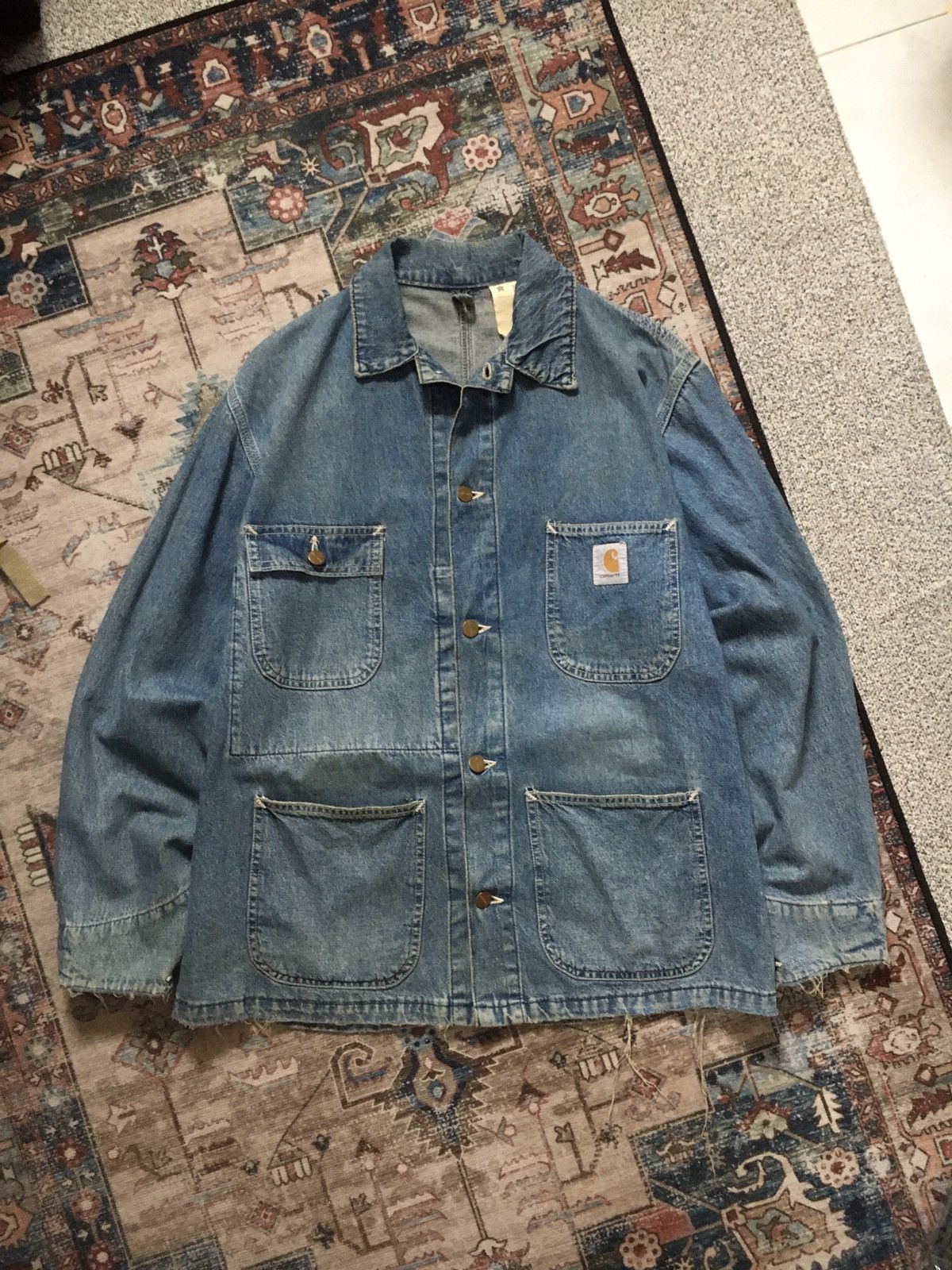 Carhartt × Vintage Vintage Carhartt Chore Denim 90s Size US M / EU 48-50 / 2 - 1 Thumbnail