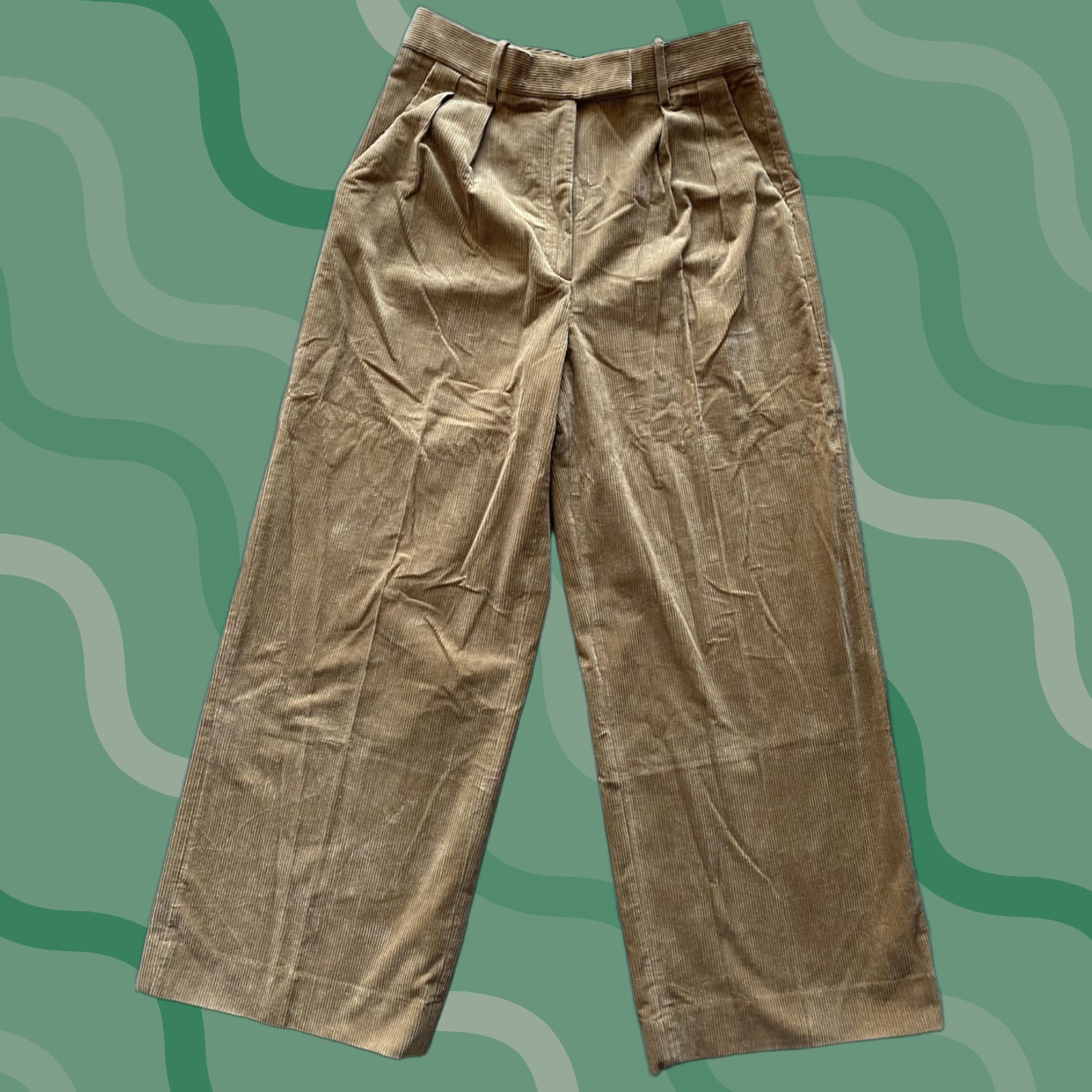 Banana Republic Banana Republic Pants Corduroy Brown 12 Women NWT Regular MSRP 50 Size 34" / US 12 / IT 48 - 1 Thumbnail