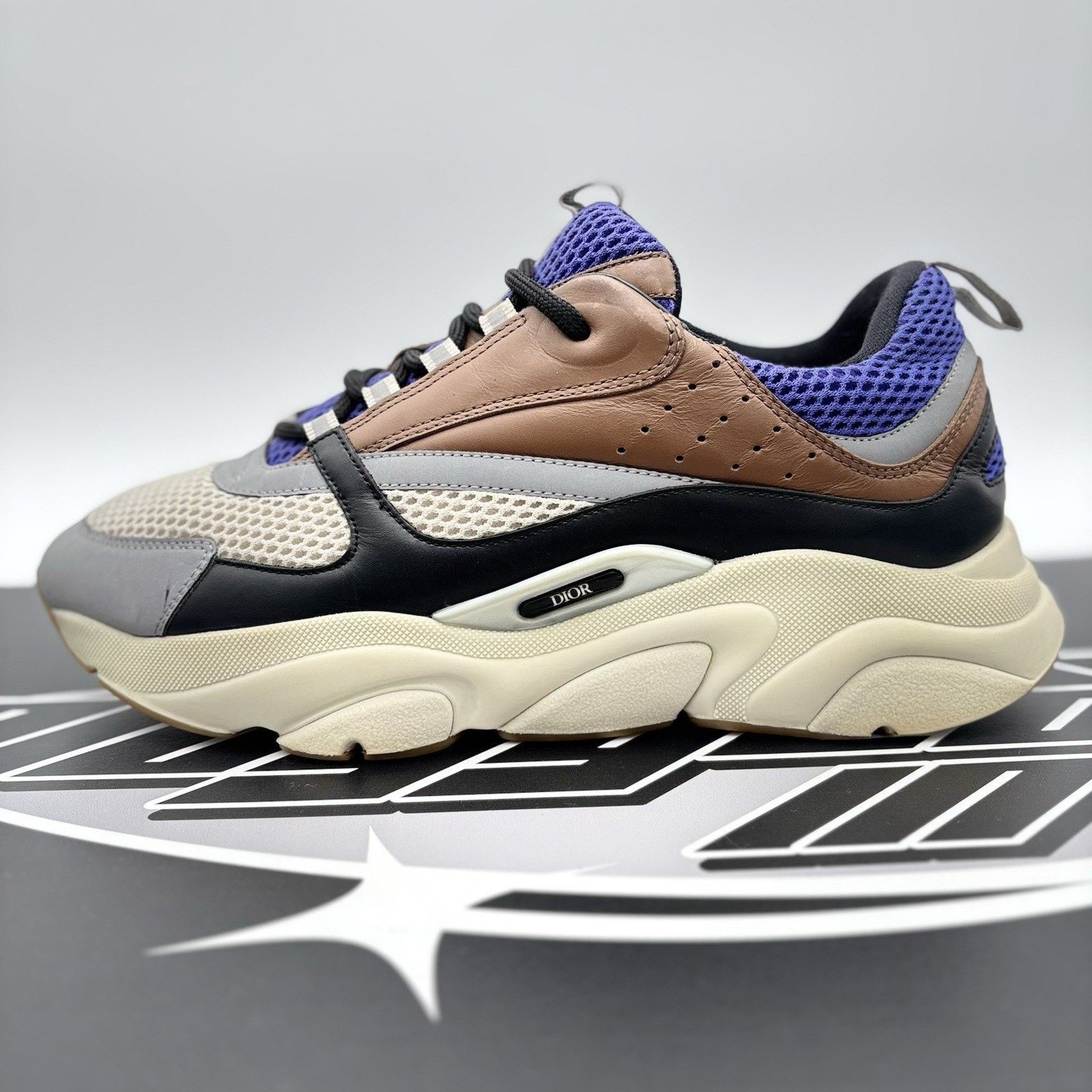 Dior Dior B22 Sneaker ' Coffee/Violet ' | GOOD CONDITION! Size US 12 / EU 45 - 11 Thumbnail