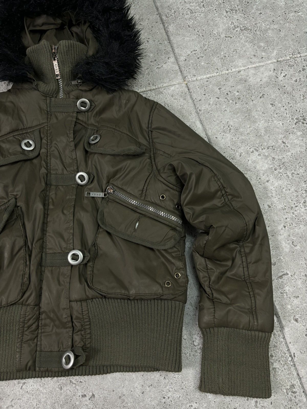 Hysteric Glamour × If Six Was Nine × Japanese Brand CRAZY Y2K FUR BOMBER JAKCET IF SIX WAS NINE STYLE ALASKA Size US S / EU 44-46 / 1 - 3 Thumbnail