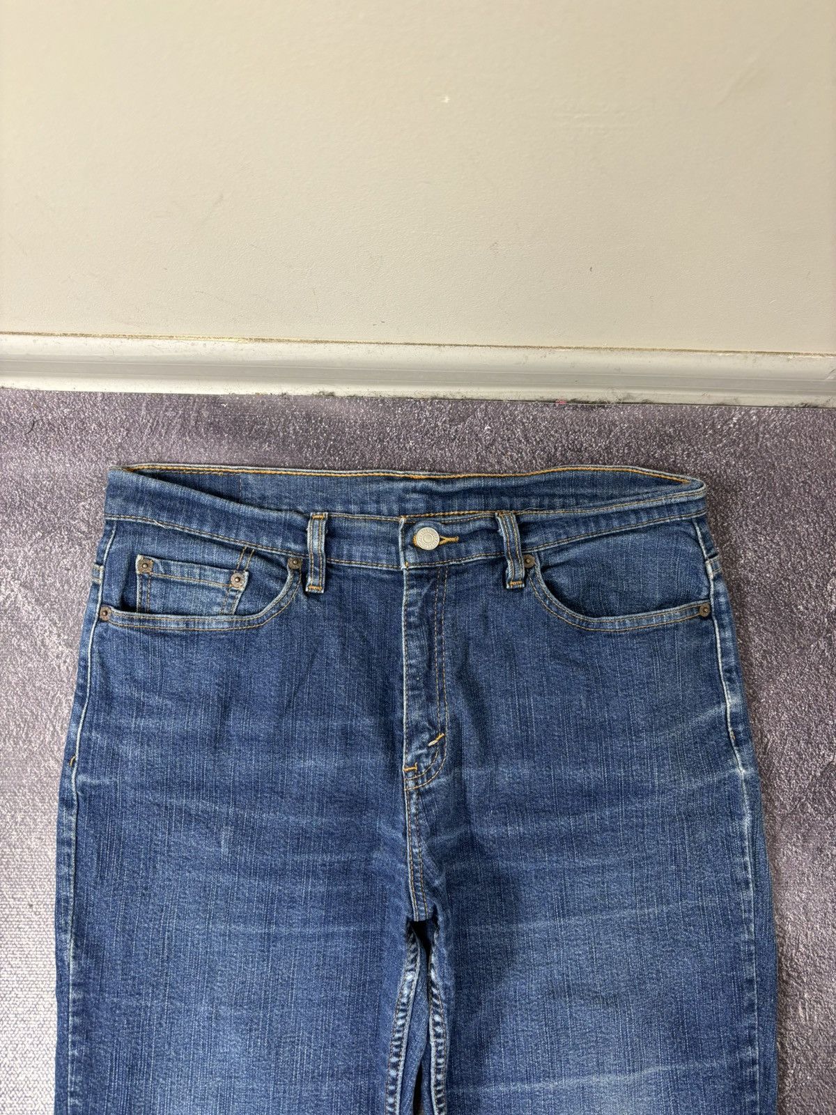 Levi's Vintage Levi’s 505 Paper Tag Straight Fit Blue Denim Jeans Size US 32 / EU 48 - 12 Thumbnail