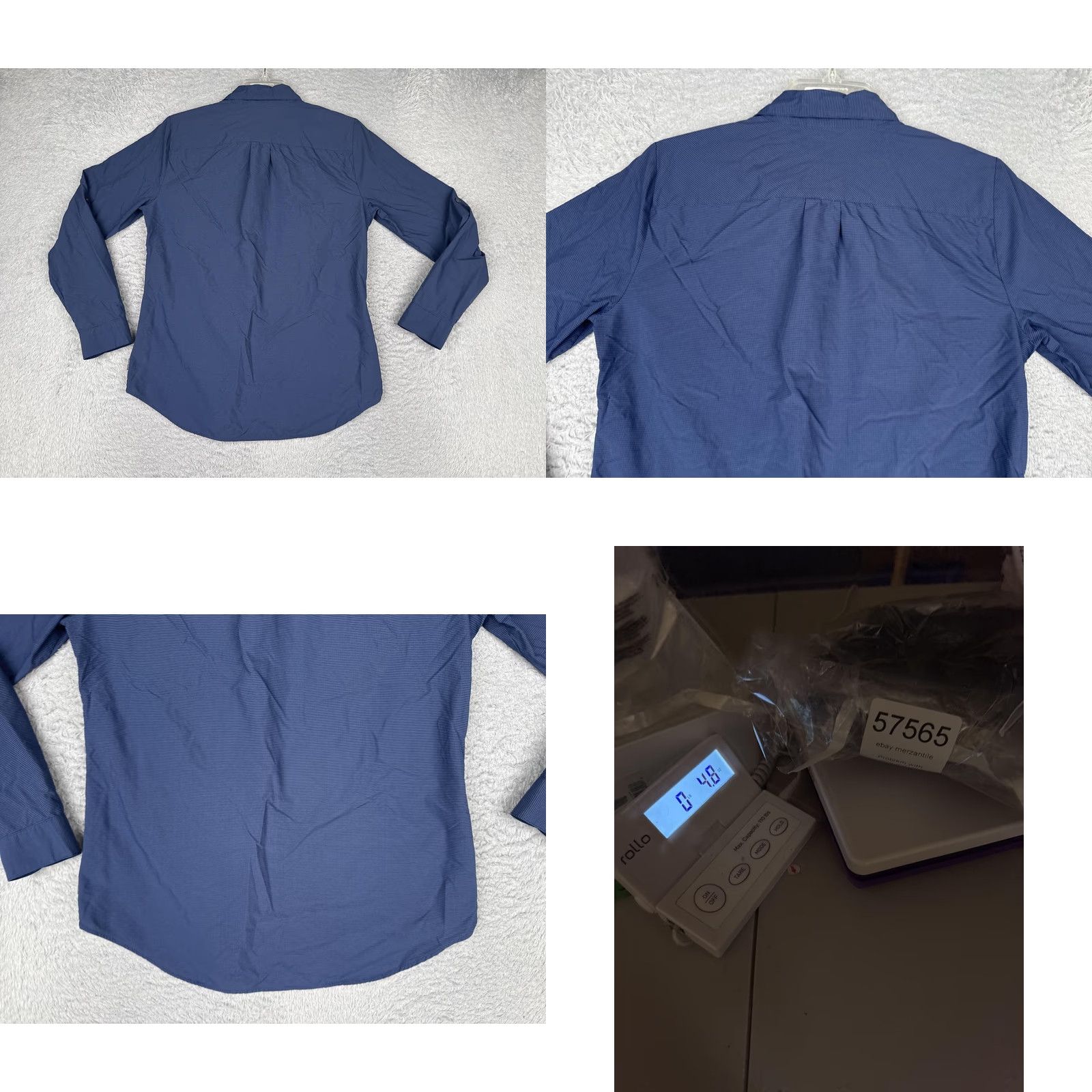 Eddie Bauer Eddie Bauer Shirt Womens Medium Blue Long Sleeve Button Front Hiking Outdoor Size M / US 6-8 / IT 42-44 - 9 Thumbnail