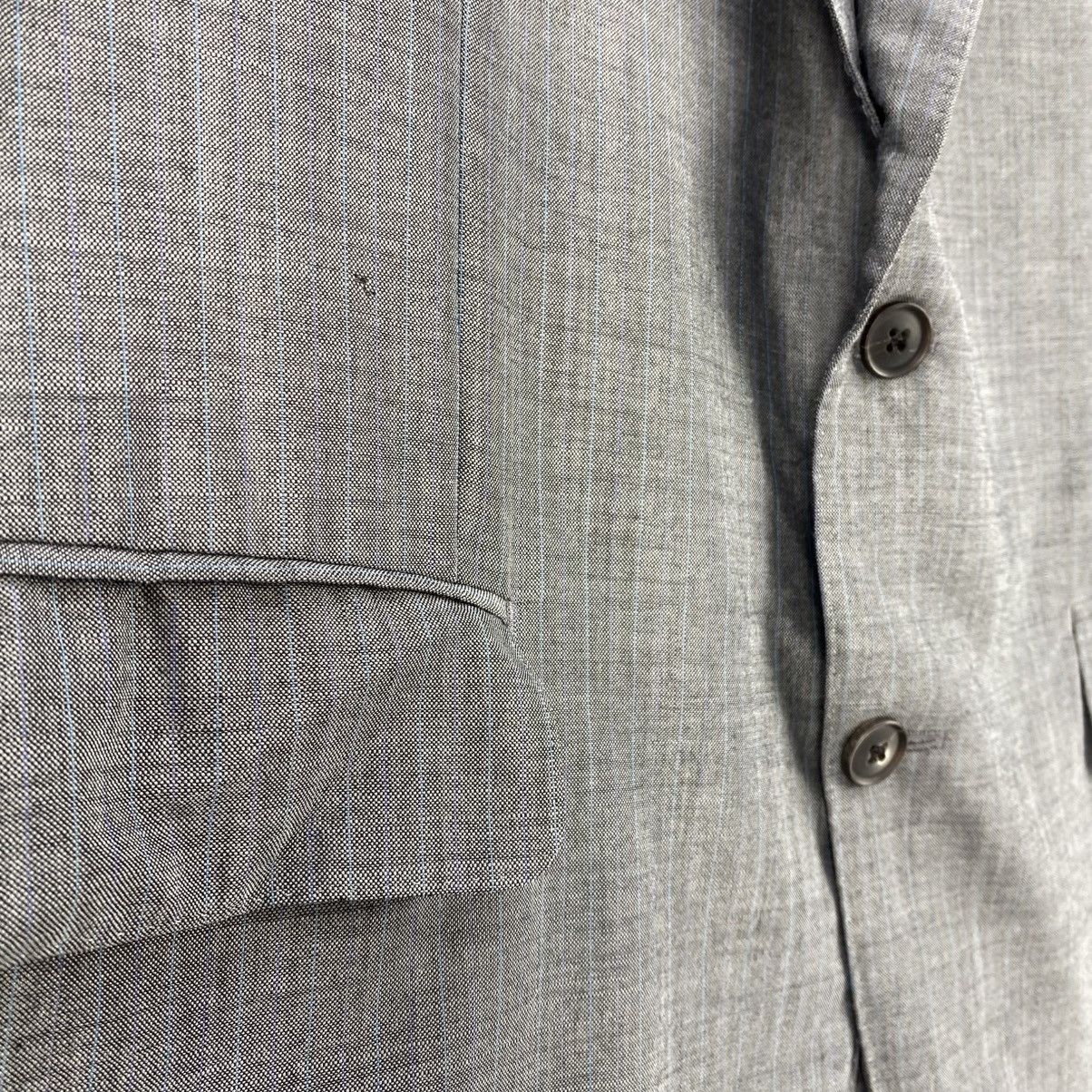 Burberry Burberry London Classic Grey Wool Blazer Jacket Size US L / EU 52-54 / 3 - 8 Thumbnail