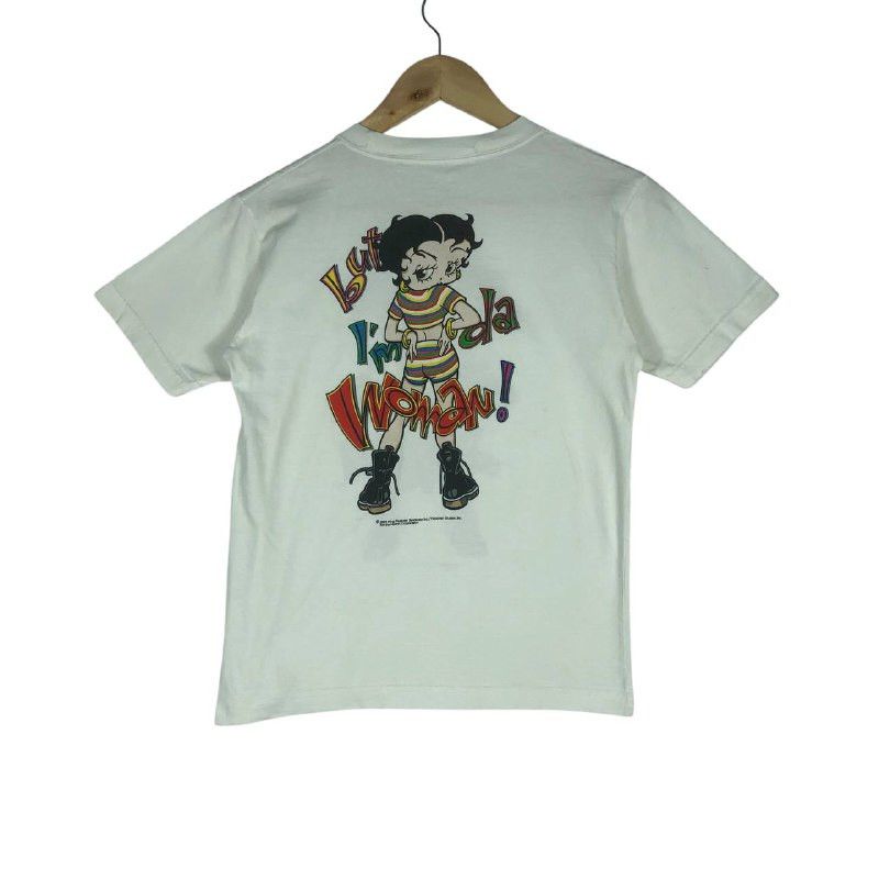 Cartoon Network Vtg 90s Betty Boot " U May B da Man, But I'm da Women" Tee Size S / US 4 / IT 40 - 5 Thumbnail