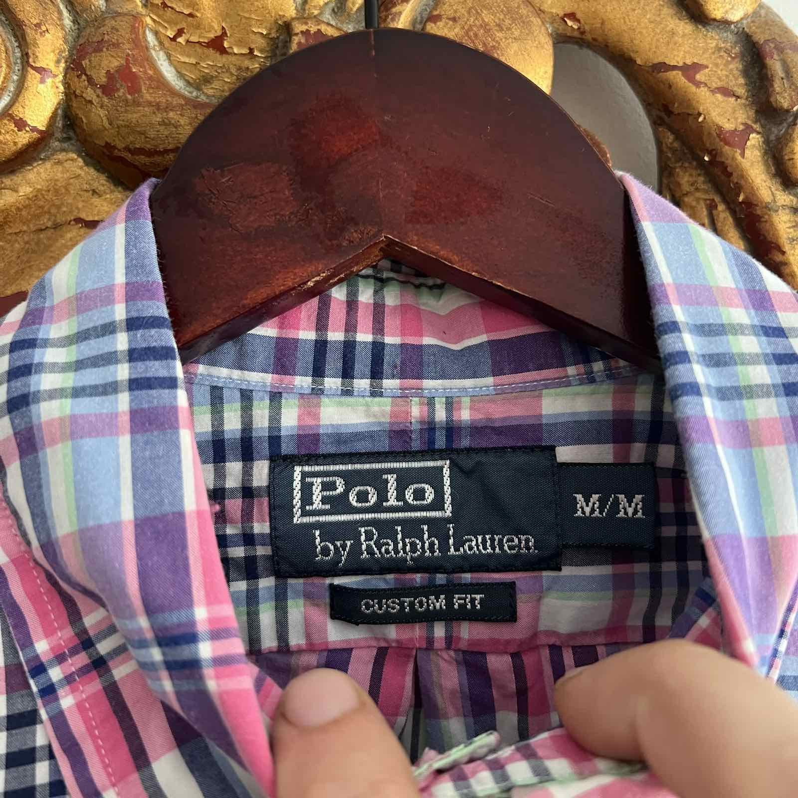 Polo Ralph Lauren VINTAGE Ralph Lauren Button-Up Flannel Shirt Mens 90s Size US M / EU 48-50 / 2 - 6 Thumbnail