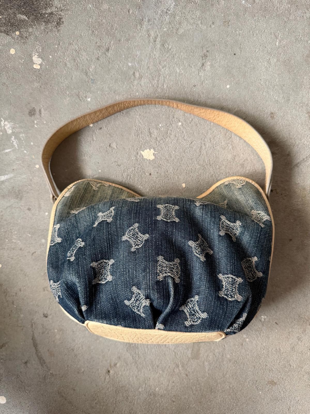 Celine Celine Macadam Bittersweet Denim Shoulder Bag Gradient Size ONE SIZE - 7 Thumbnail