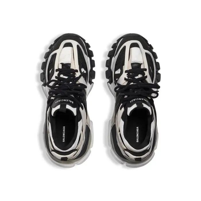 Balenciaga o1w1db10526 Track Sneakers in Chalk/Black Size US 13 / EU 46 - 6 Thumbnail