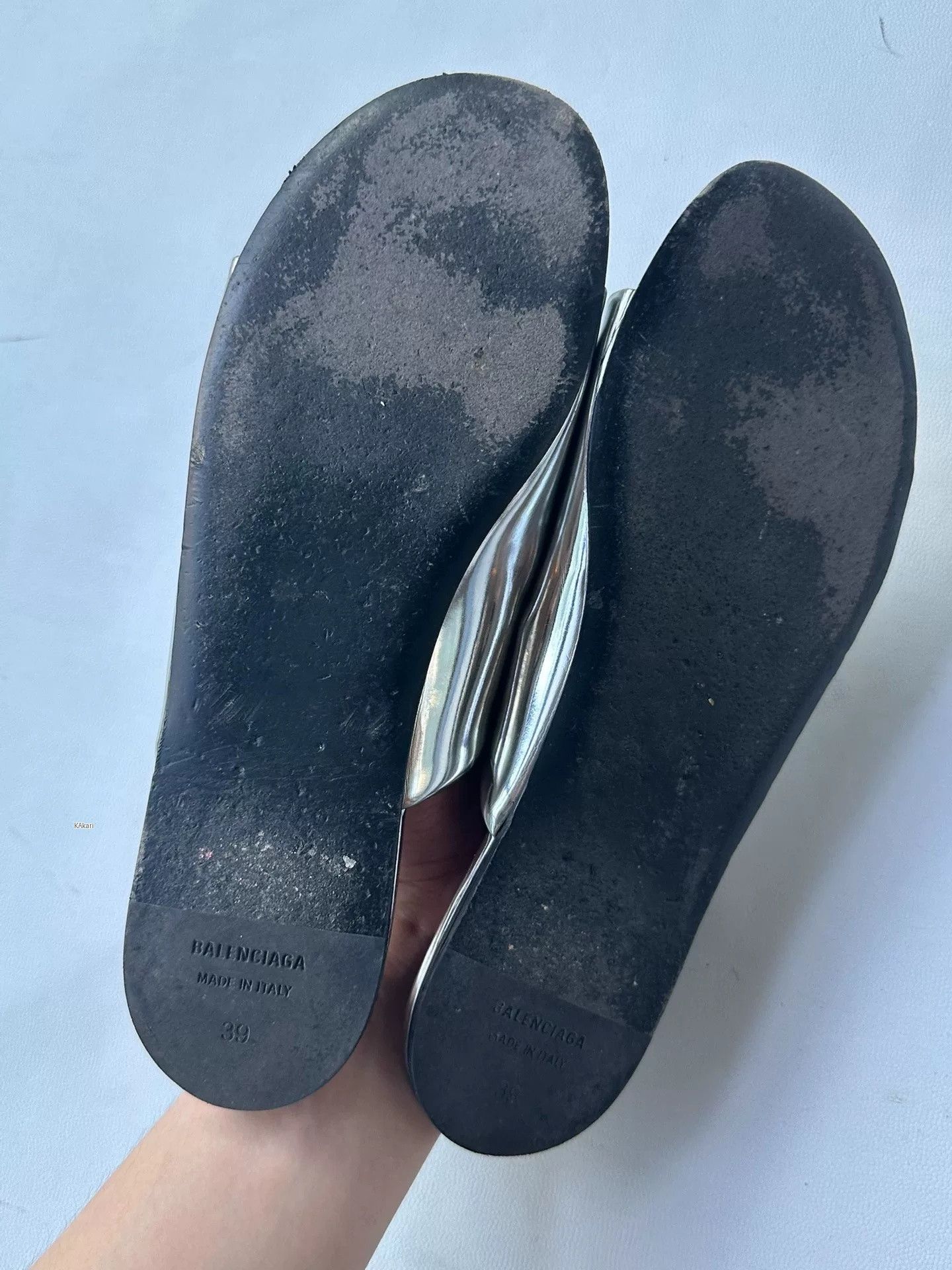 Balenciaga Balenciaga Metal BB Logo Sandals Size US 6 / EU 39 - 2 Thumbnail