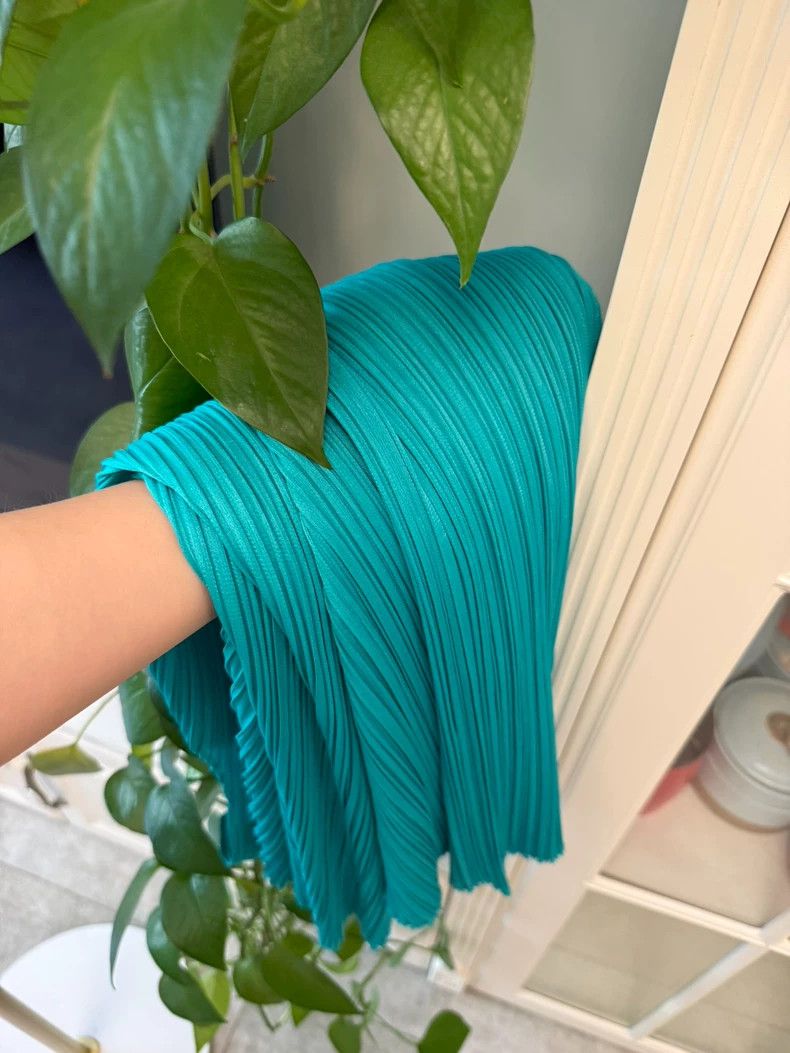 Issey Miyake Issey Miyake size:3 Green petal-shaped skirt dress Size XS / US 0-2 / IT 36-38 - 8 Thumbnail