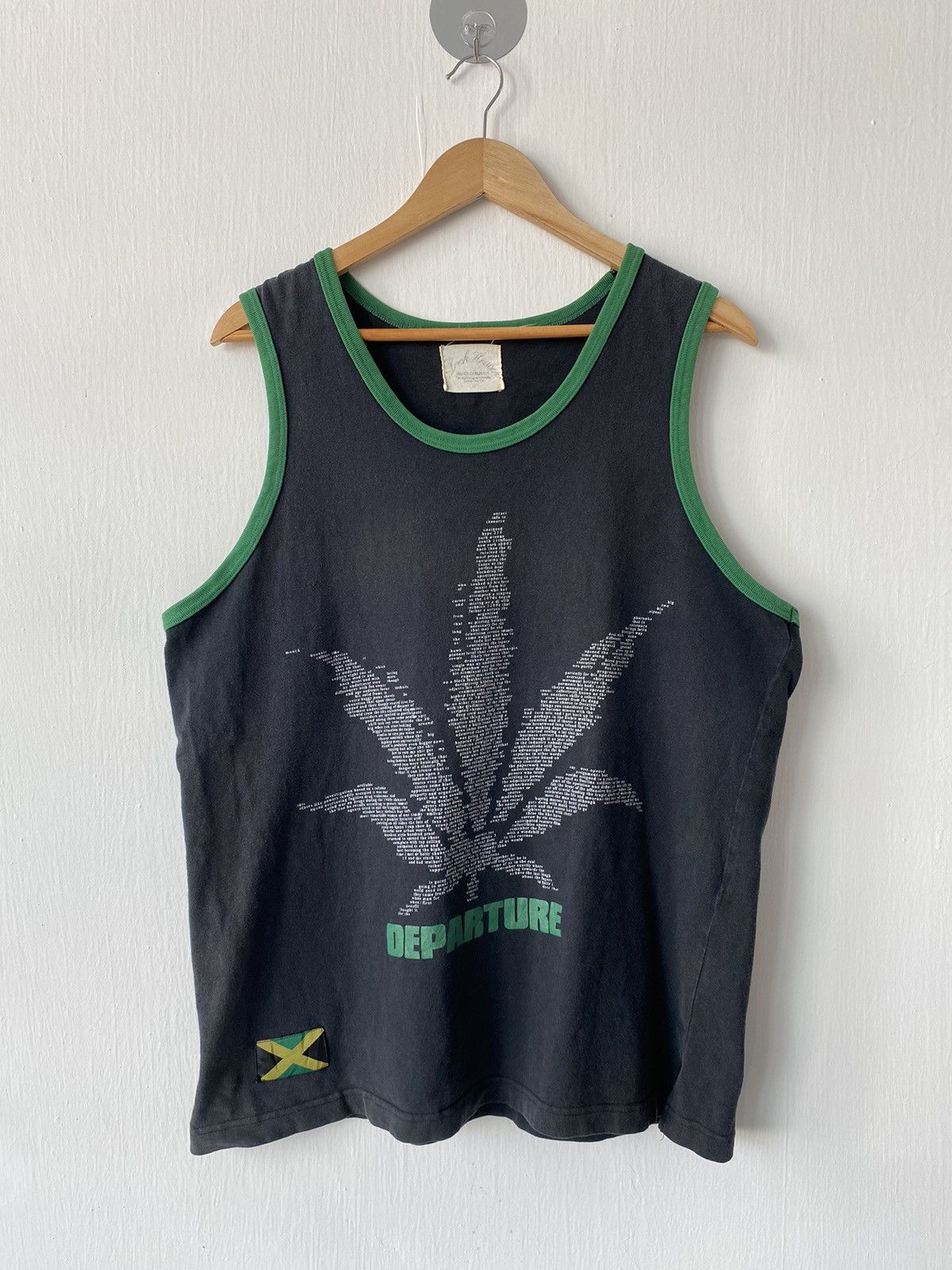 Vintage Vintage Marijuana Sleeveless T-shirt Size US L / EU 52-54 / 3 - 1 Thumbnail