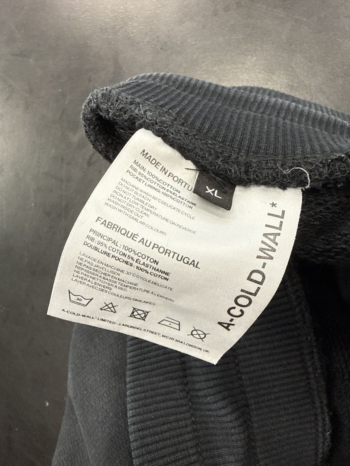 A-COLD-WALL* A-COLD-WALL Collage Sweatpants Black/Rust Size US 34 / EU 50 - 7 Thumbnail
