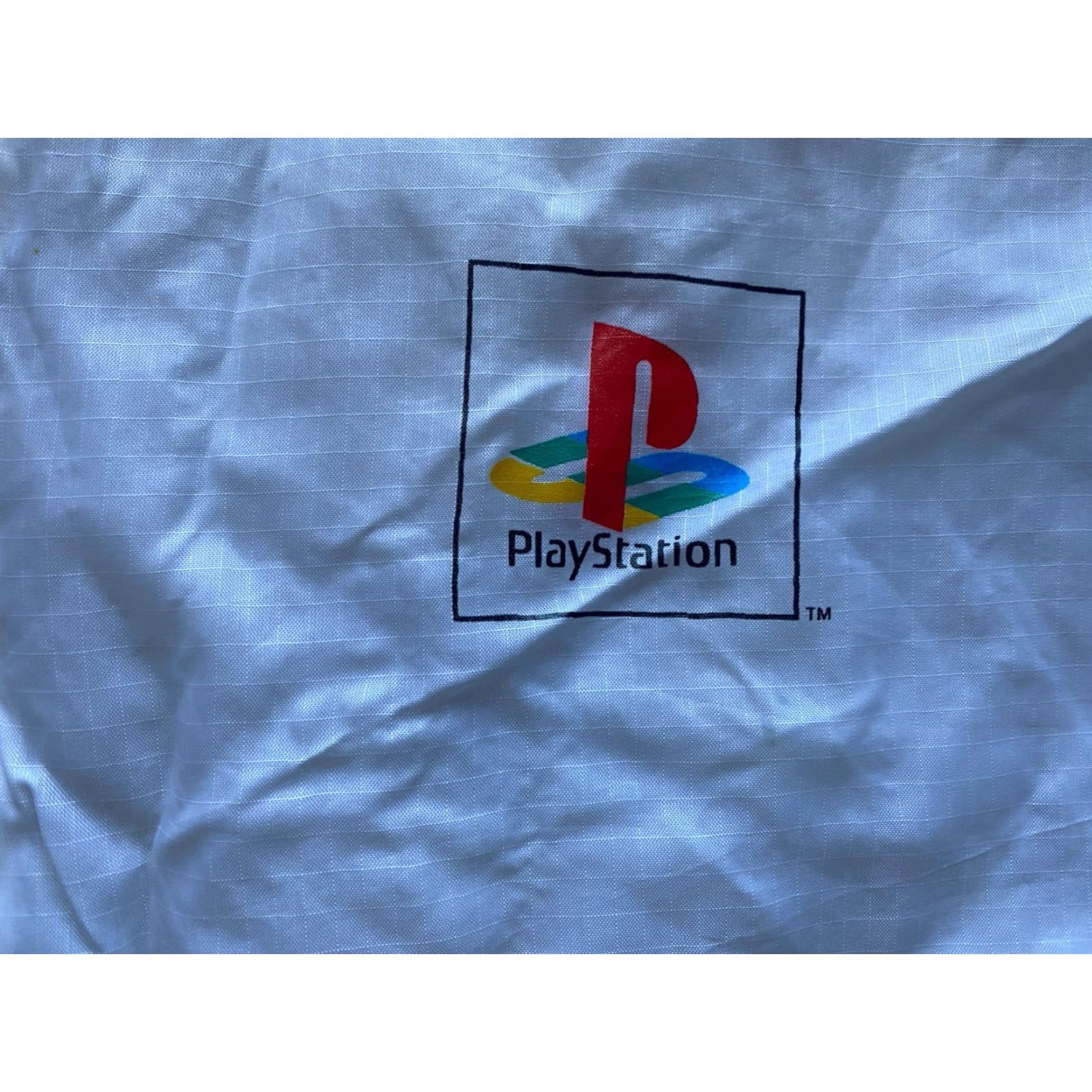 Logo 7 VINTAGE MV Sport Windbreaker Jacket Men’s XL White PlayStation Logo Front Pocket Size US XL / EU 56 / 4 - 2 Thumbnail