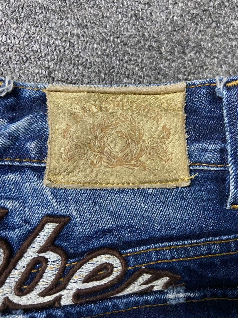 Japanese Brand 🔥Vintage RED PEPPER Distressed Denim Jeans🔥 (136) Size US 34 / EU 50 - 5 Thumbnail