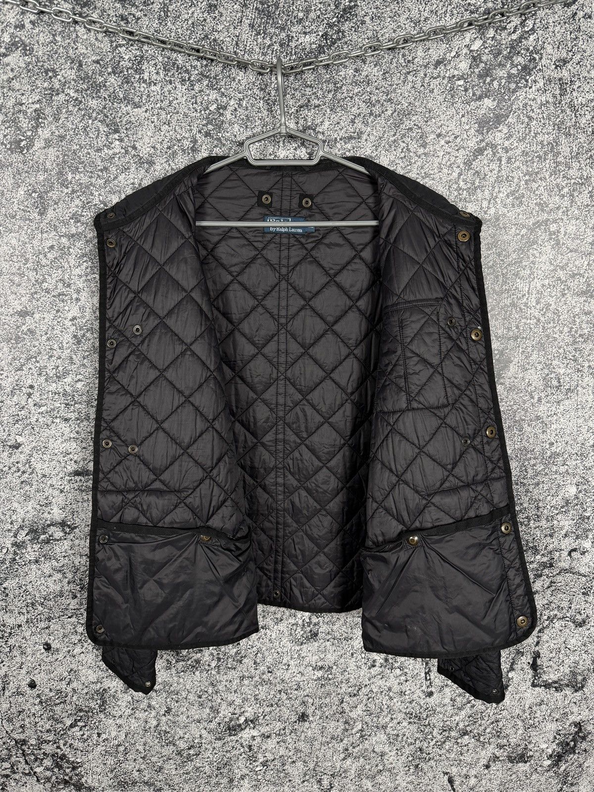 Polo Ralph Lauren APolo Ralph Lauren Quilted Black Jacket Nylon Vintage XL Size US XL / EU 56 / 4 - 8 Thumbnail