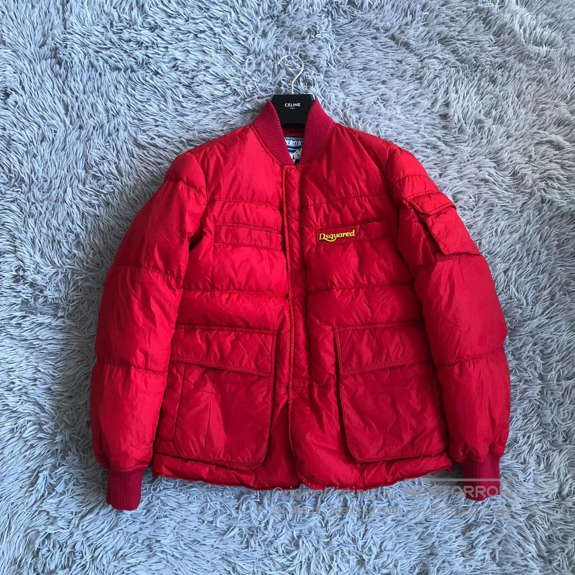DSQUARED2 Red Down Jacket.