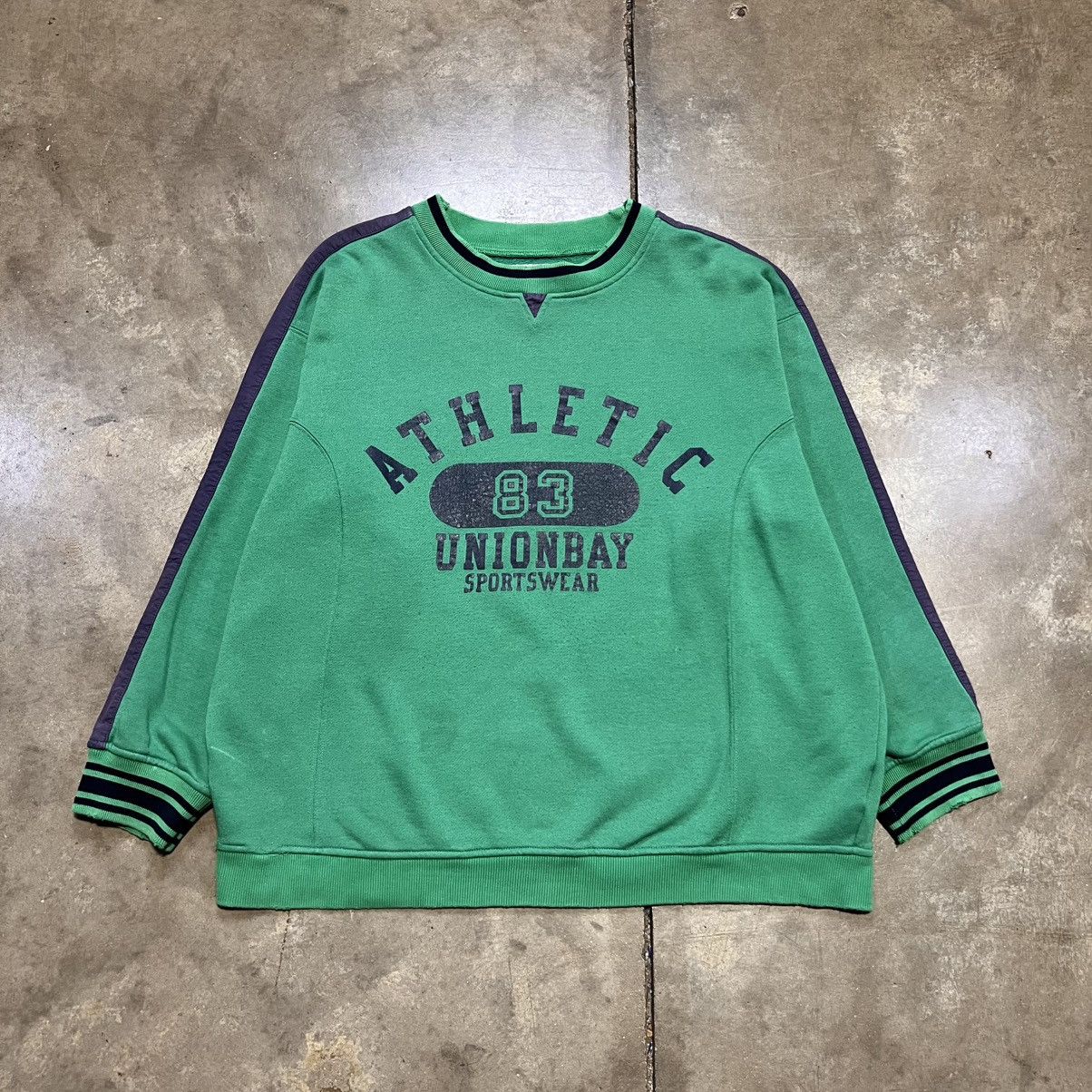 UNIONBAY Vintage Union Bay Crewneck Sweatshirt Striped Faded Y2K 90s Size US M / EU 48-50 / 2 - 6 Thumbnail