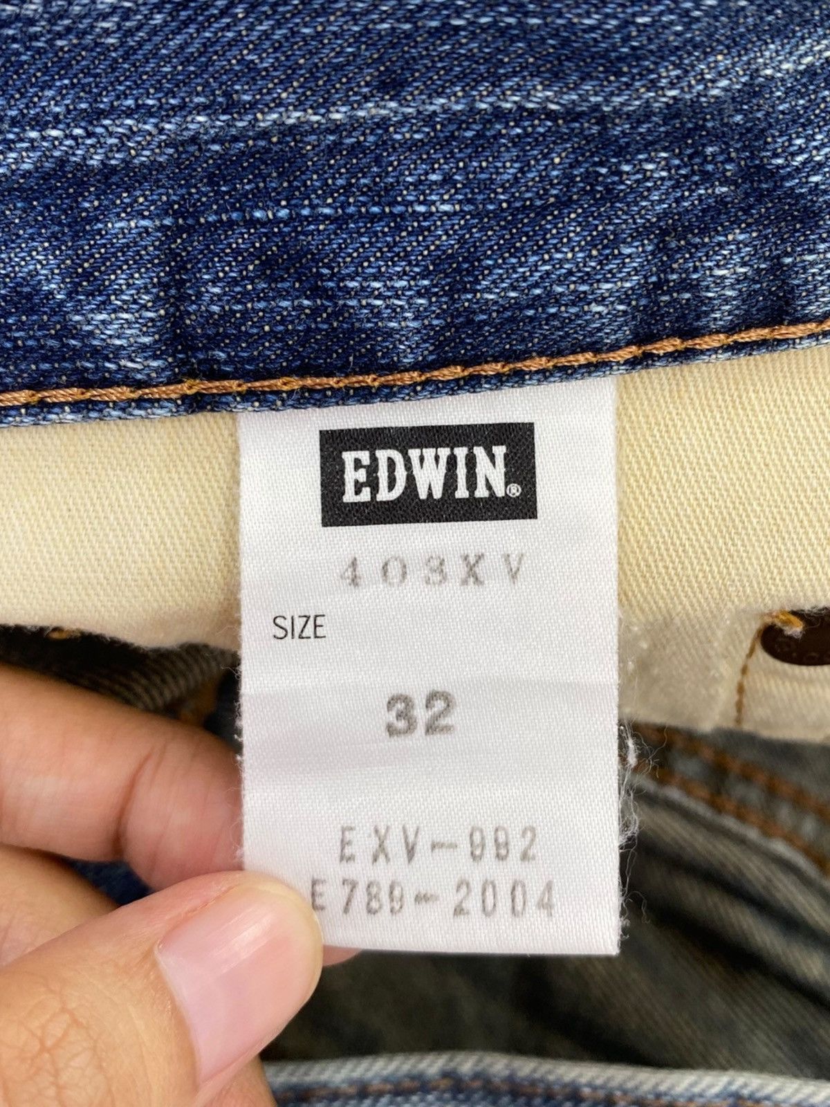 Edwin Vintage Edwin Whiskers Rusty Wash Style Loose Style Size US 32 / EU 48 - 10 Thumbnail