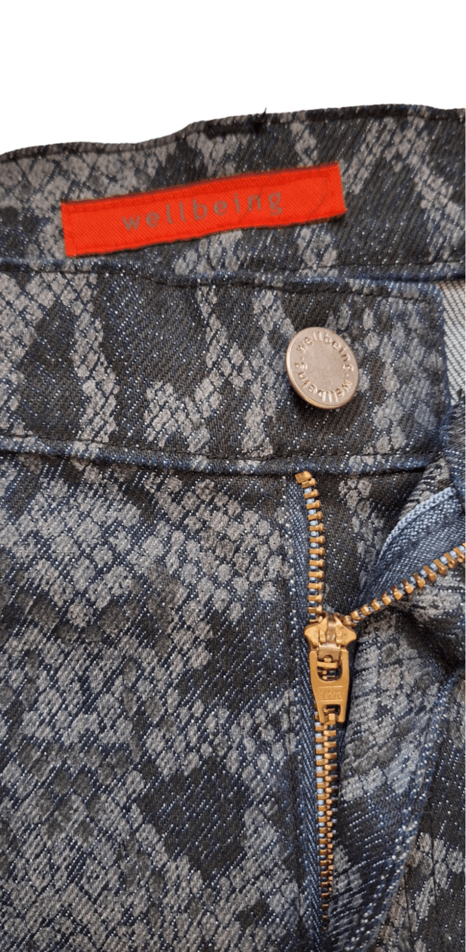 Beauty Beast × Hysteric Glamour × Japanese Brand Japanese Brand Wellbeing Snake Skin Flare Denim Size 29" - 2 Thumbnail