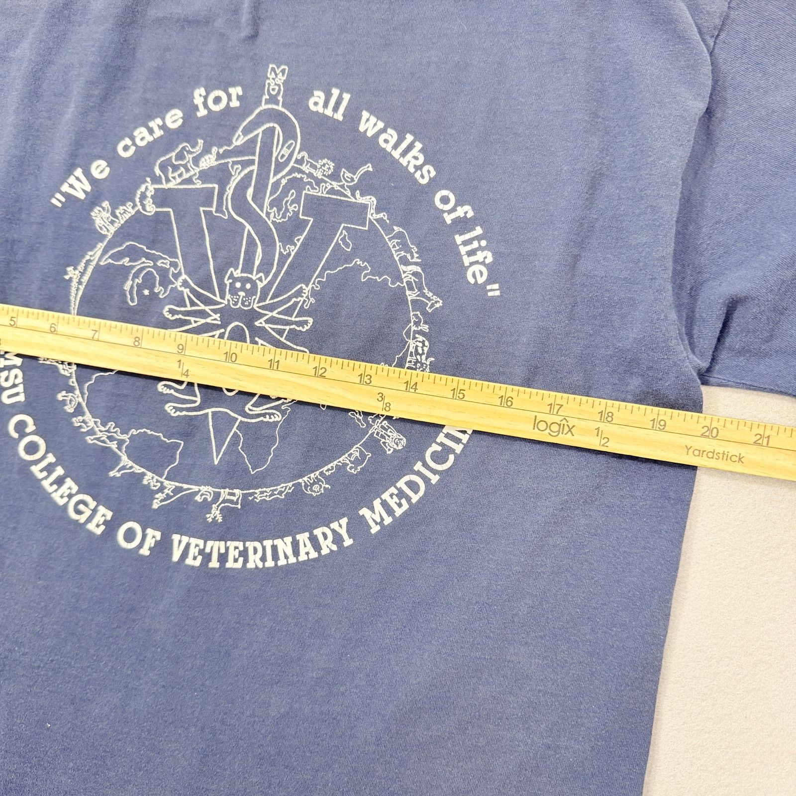 Vintage Vintage MSU College of Veterinary Medicine Shirt Large 90s Size US L / EU 52-54 / 3 - 11 Thumbnail