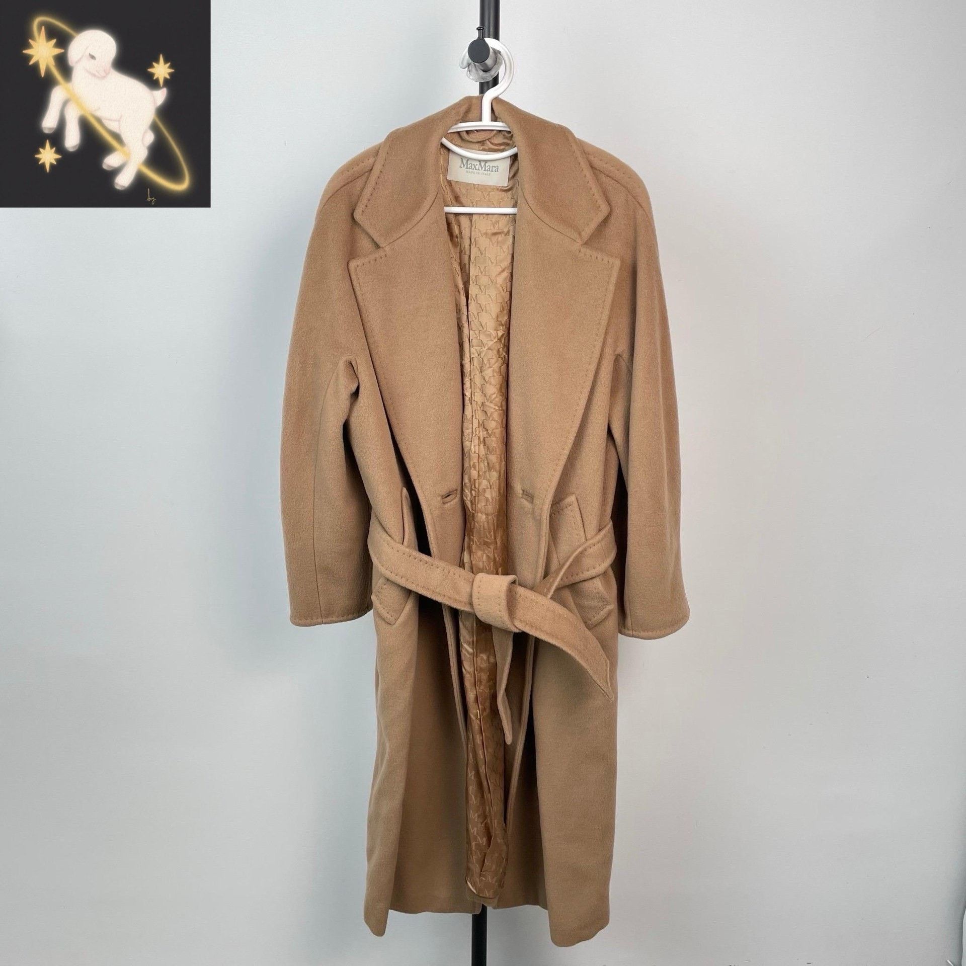 Max Mara Max Mara Wool Brown Coat 36 Women Size S / US 4 / IT 40 - 1 Thumbnail