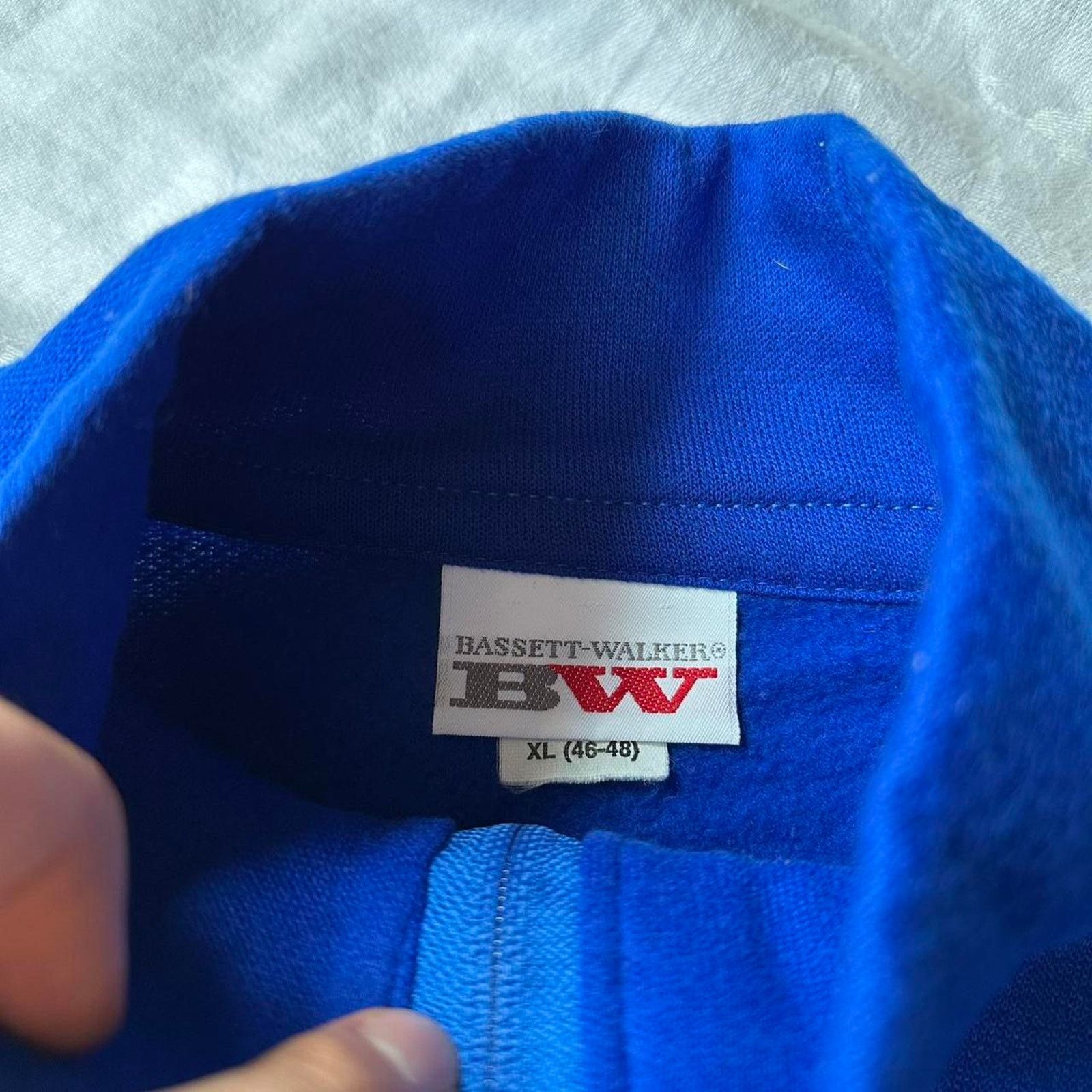 Vintage Vintage 80s Blue Striped Zip Up Track Suit Jacket Size US XL / EU 56 / 4 - 7 Thumbnail