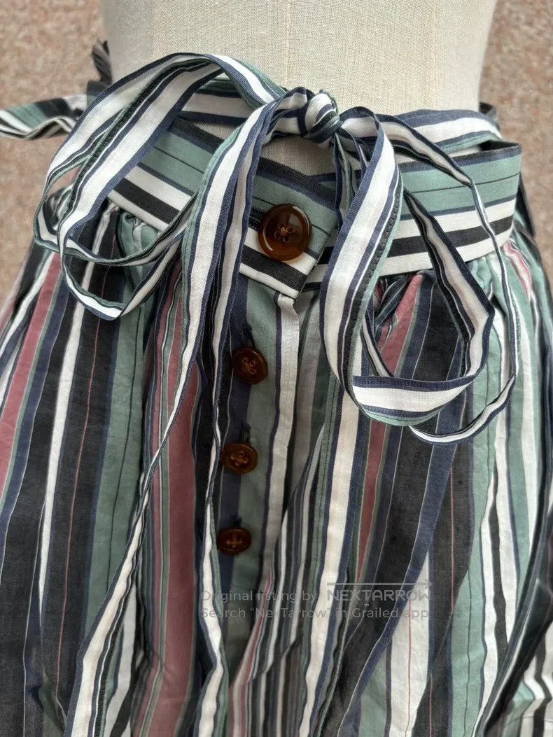 Vivienne Westwood Vivienne Westwood size 3 Striped skirt pants with elastic w Size 27" / US 4 / IT 40 - 4 Thumbnail