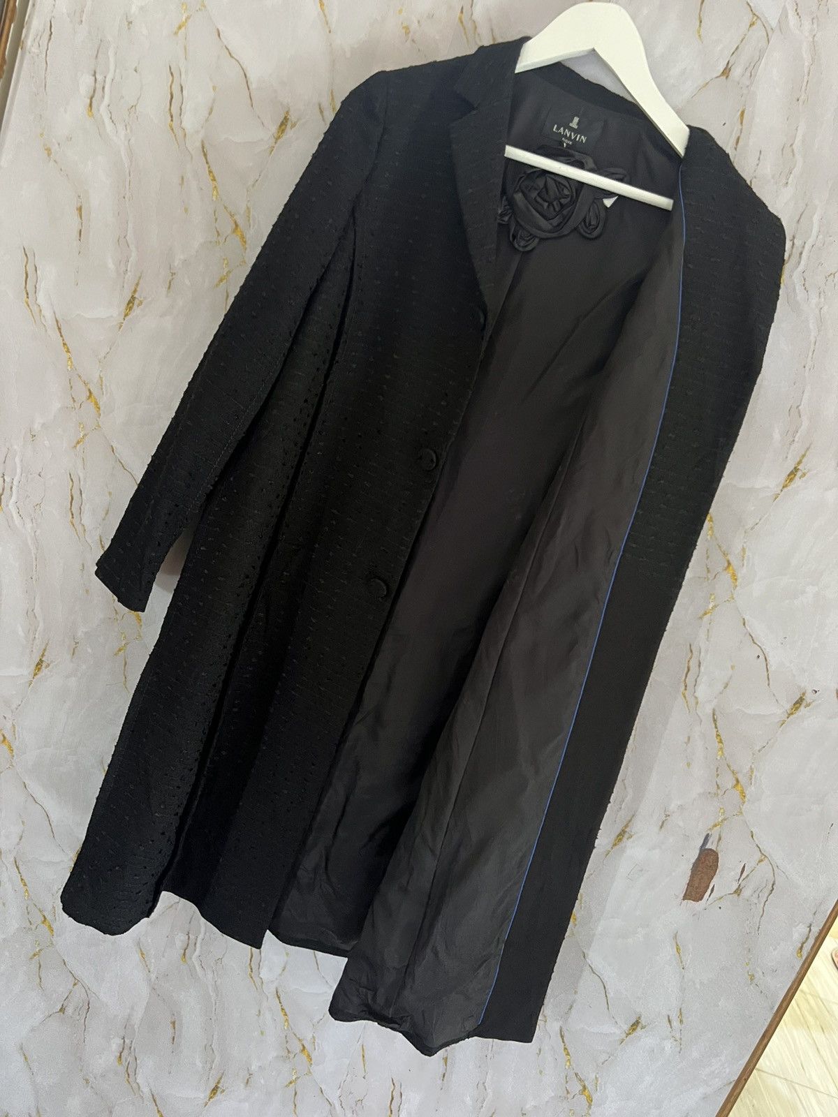 Lanvin LANVIN NOIR CLOAK LONG JACKET Size US M / EU 48-50 / 2 - 9 Thumbnail