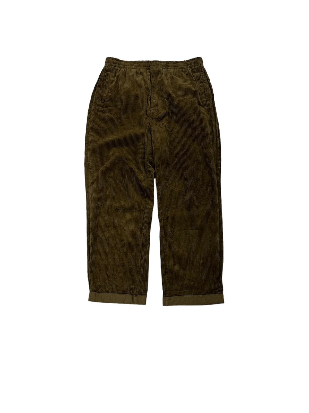 image of Jun Takahashi x Undercover Gu X Undercover Heavyweight Relaxed Corduroy Baggy Pants in Brown (Size 