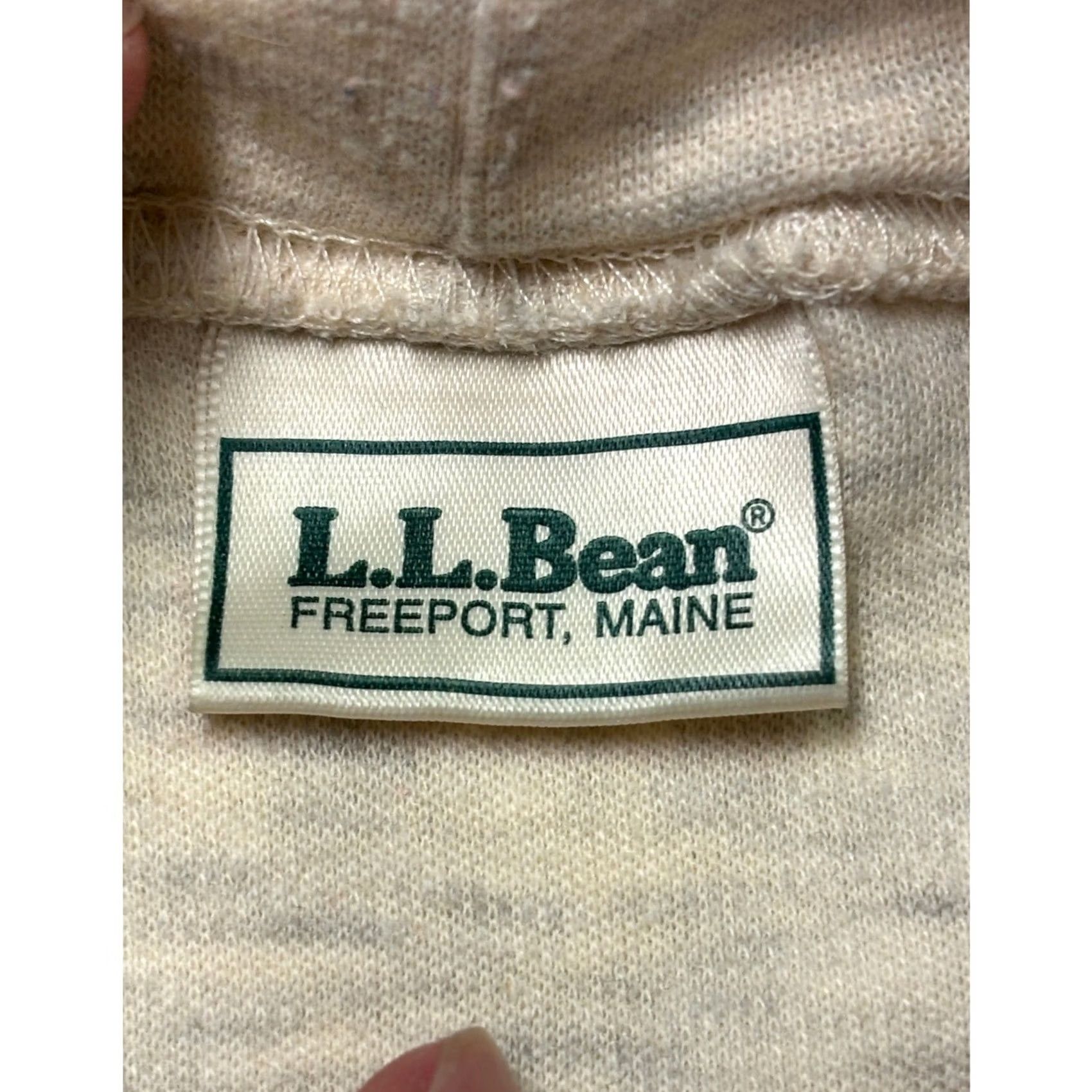 Vintage VINTAGE: LL Bean Mens XLT Tall Gray Marl Heather Long Sleeve Turtleneck T Shirt USA Size US XL / EU 56 / 4 - 2 Thumbnail