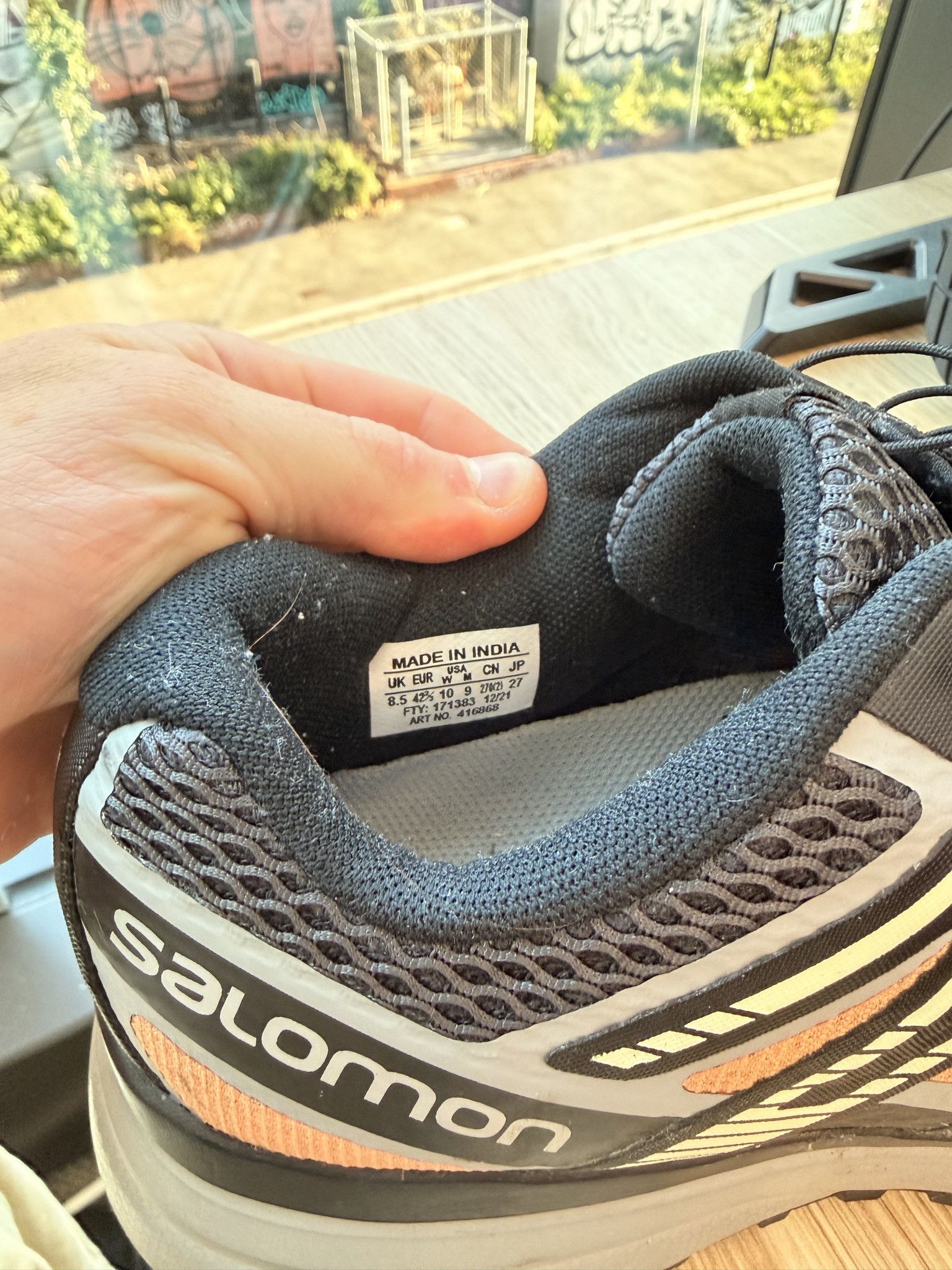 Salomon Salomon Black X Mission 4 Running Shoes (Size UK 8.5) Size US 10.5 / IT 40.5 - 6 Thumbnail