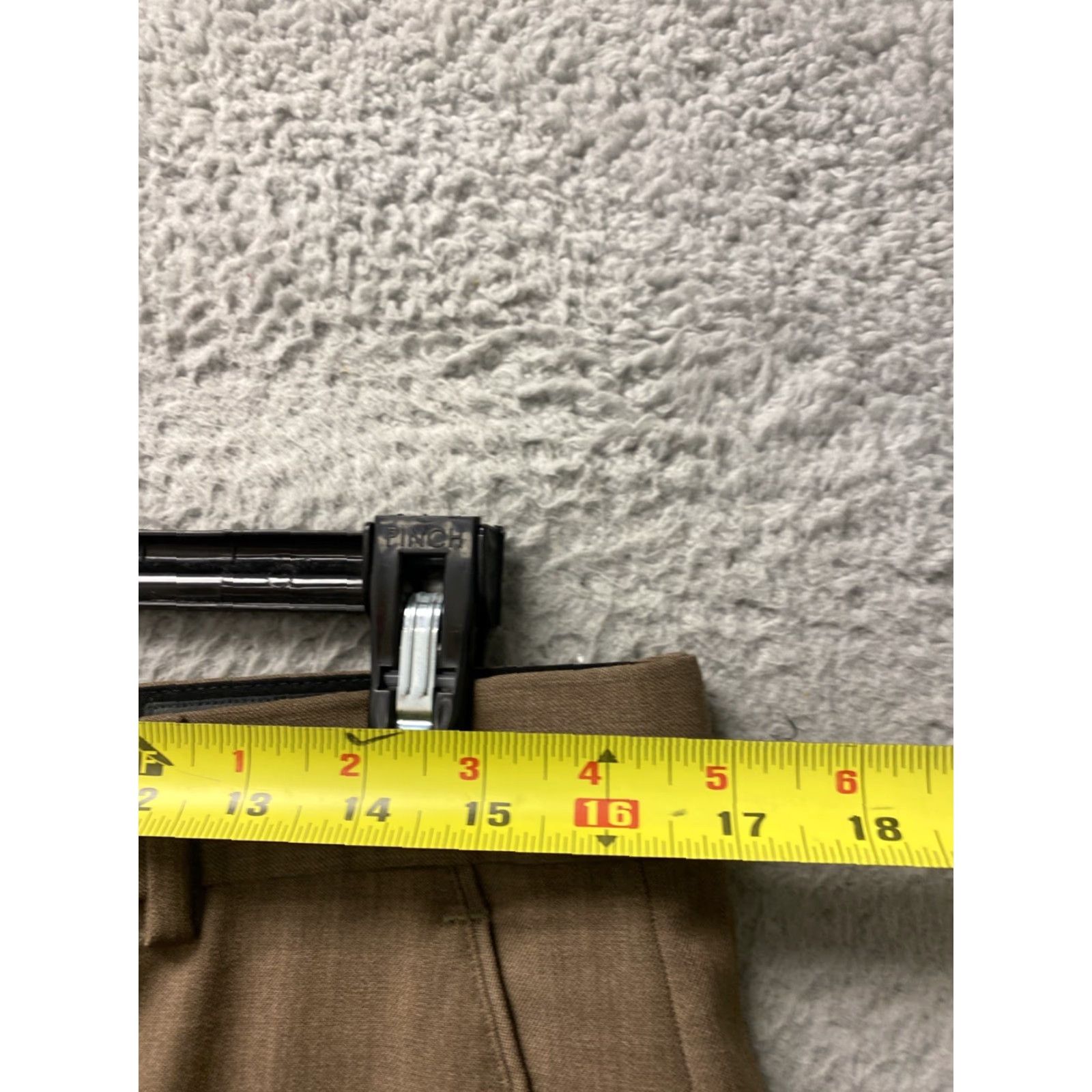 Banana Republic Banana Republic Pants Men 33 Regular Brown Wool Dress Pants Flat Front Zip Slant Pockets 30 in Inseam 33x30 Classic Business Formal Mens Size US 33 - 4 Thumbnail