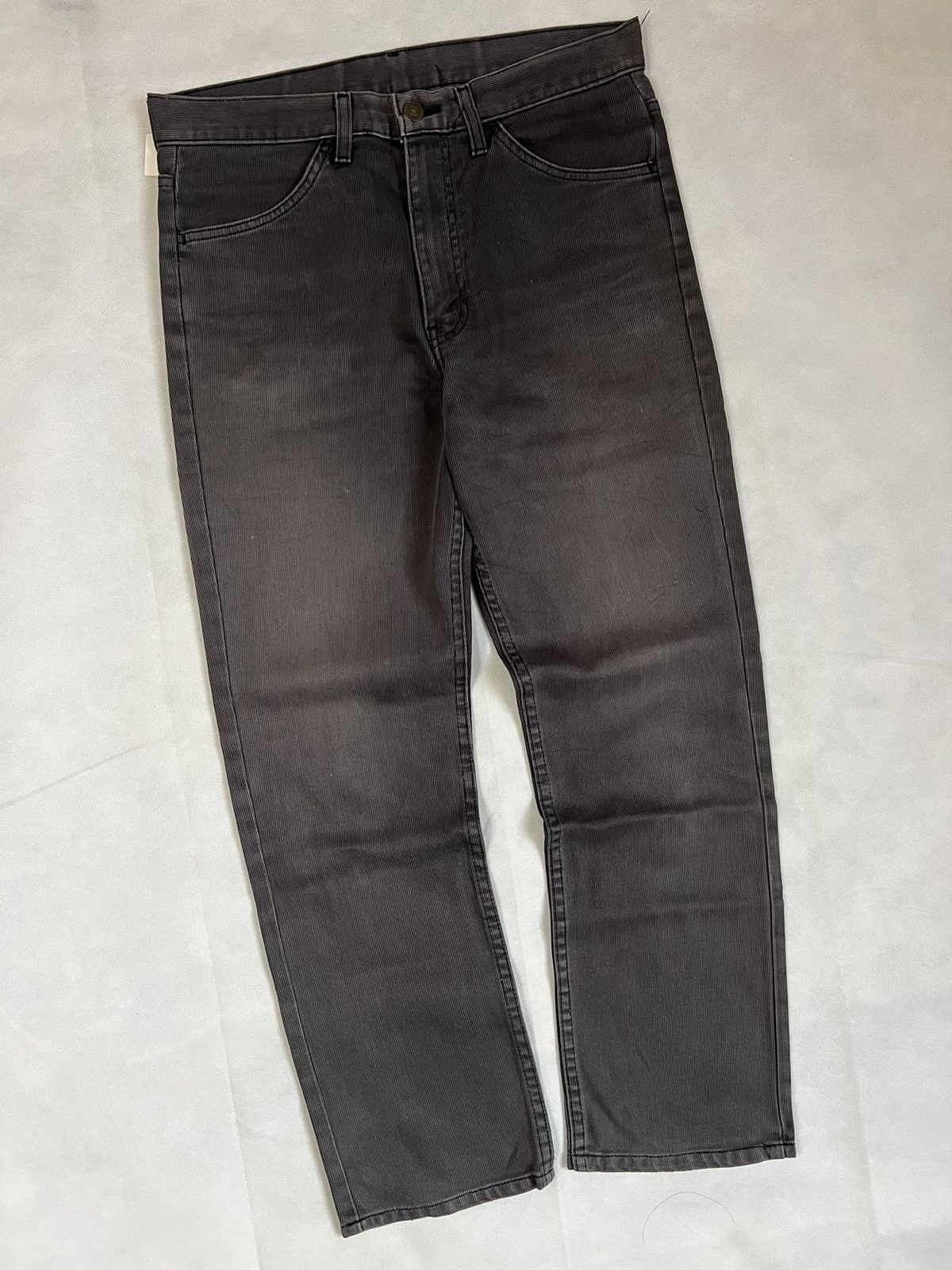 Levi's Vintage Clothing Vintage 90's Levis Ash Grey Hickory Stripe Denim Size US 32 / EU 48 - 2 Thumbnail