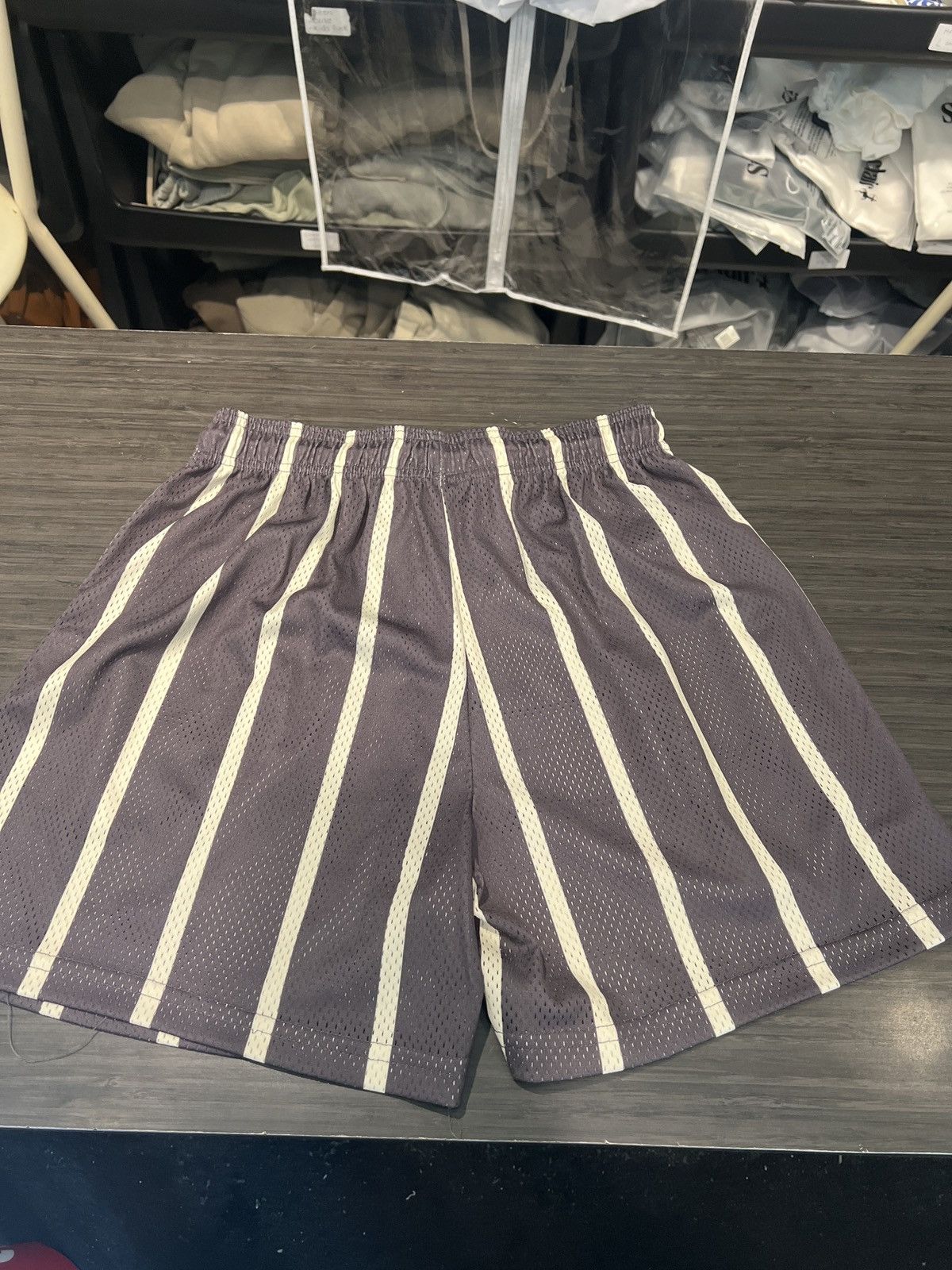 Eric Emanuel Eric Emanuel Basic Shorts Grey Stripe XL Size US 36 / EU 52 - 2 Thumbnail