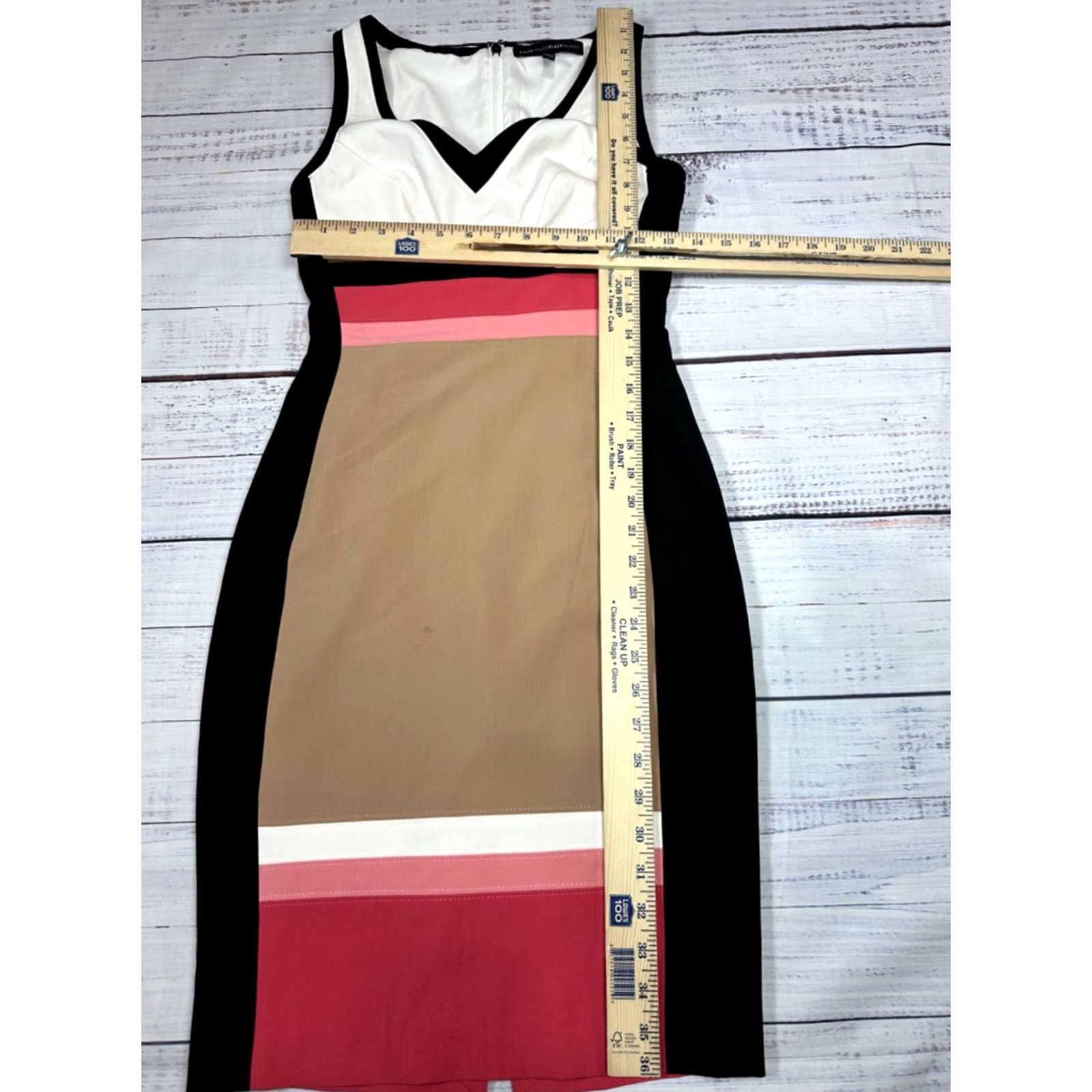 White House Black Market White House Black Market Sheath Tank Dress Sz 00 Black Multicolor Knee Length Tank Dress Womens 00 Flaws Stains Shoes Ships Today Size XXS / US 00 / IT 34 - 3 Thumbnail