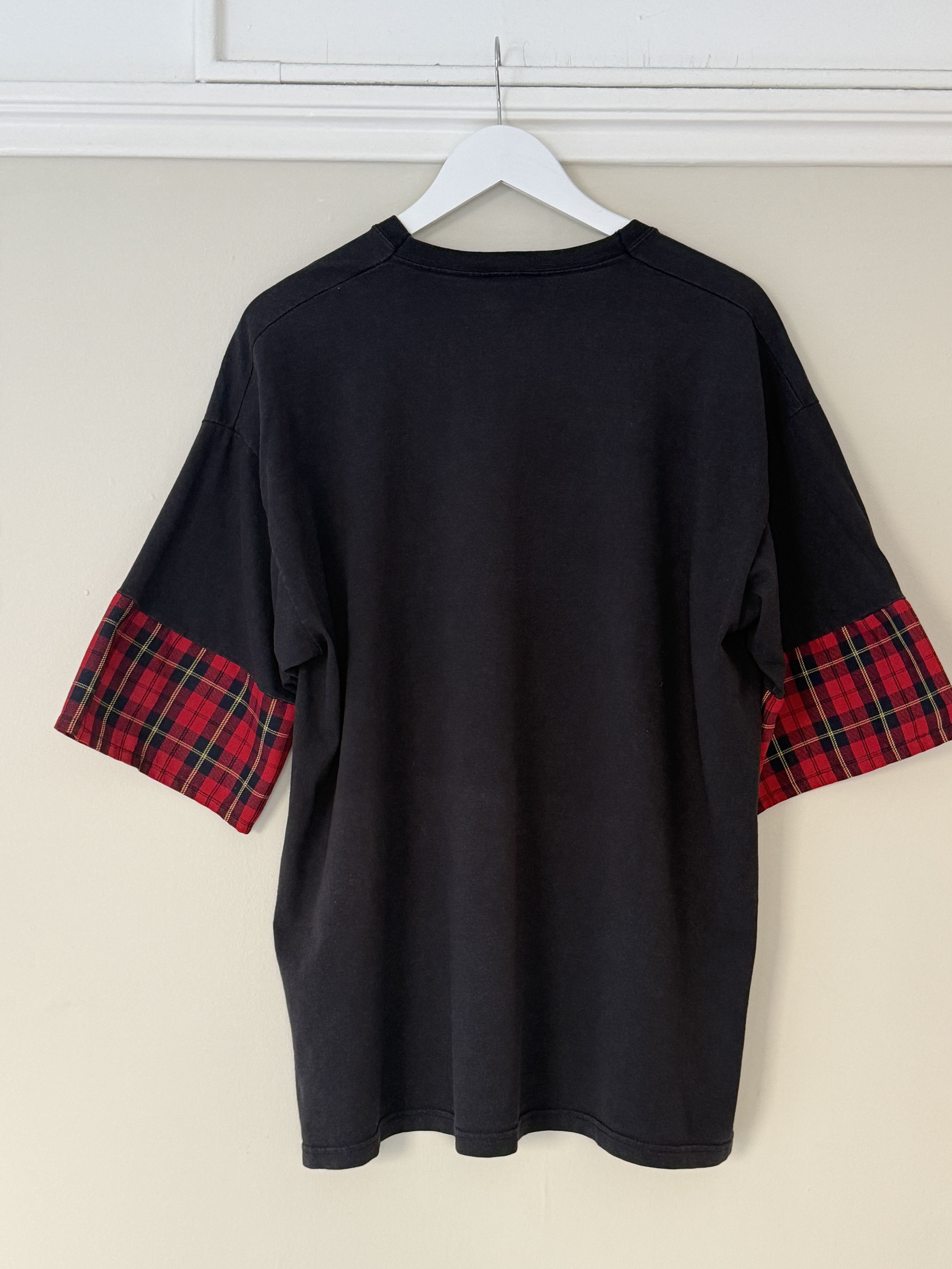 Other Reclaimed Vintage Kimono Tartan Sleeve T-Shirt Size US M / EU 48-50 / 2 - 4 Thumbnail