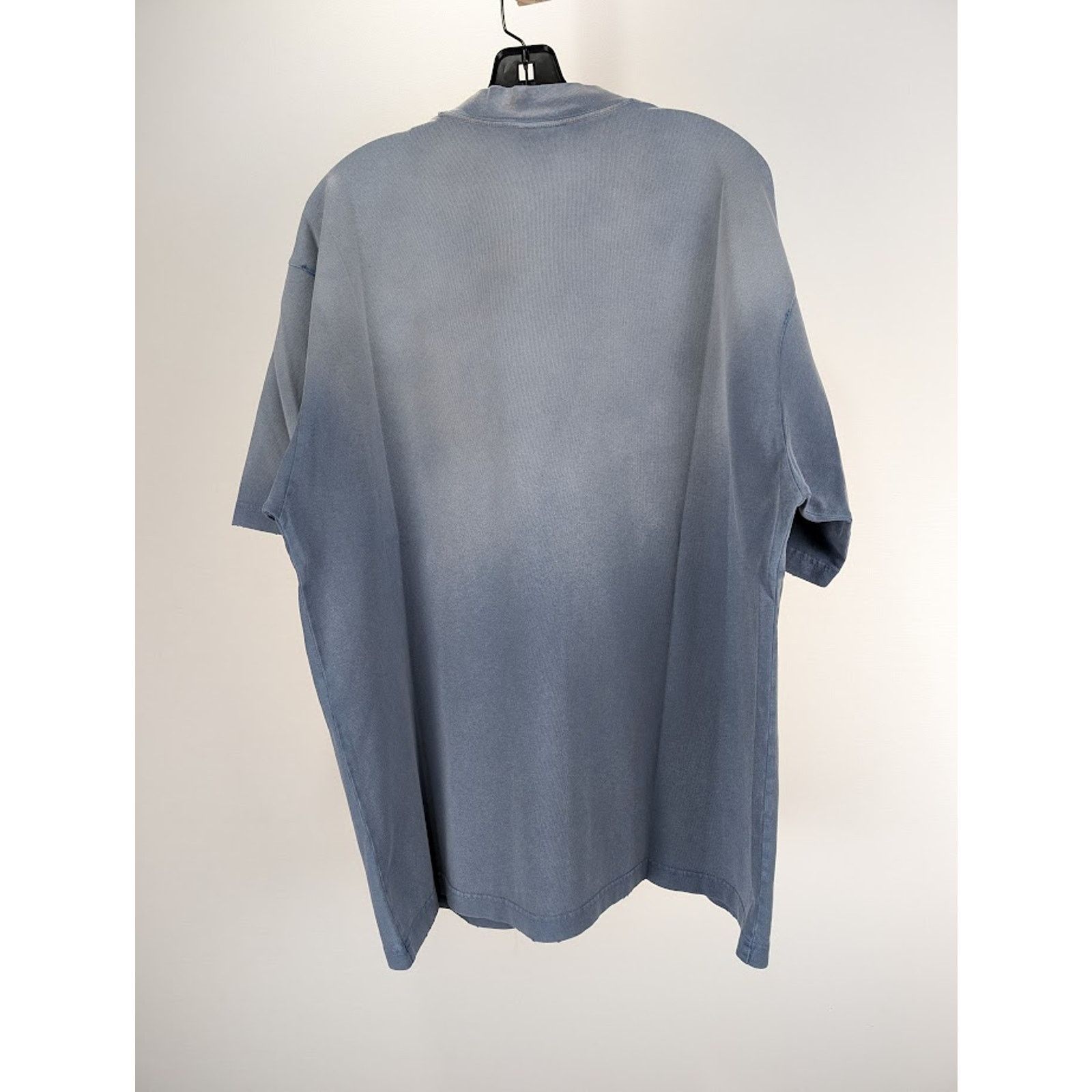 Balenciaga o1rshd1 Short Sleeve T-Shirt in Blue Size US S / EU 44-46 / 1 - 11 Thumbnail