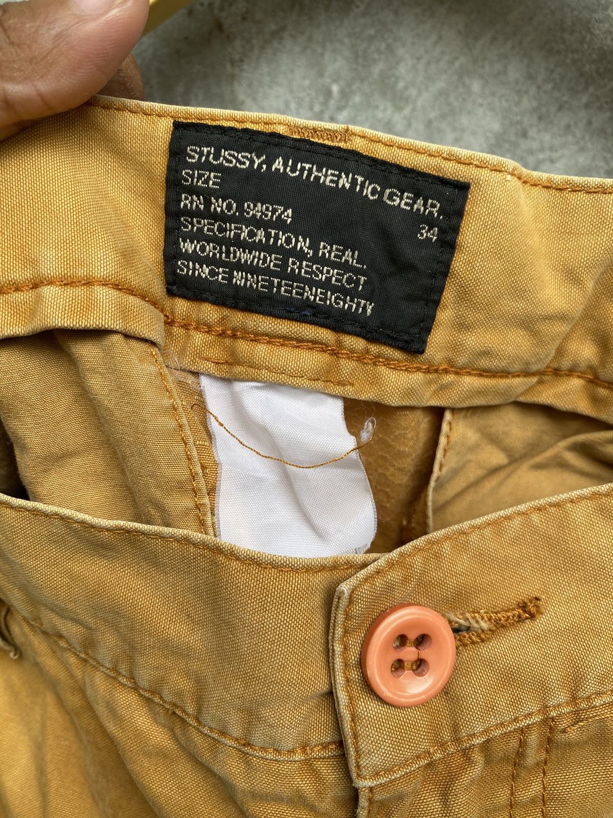 Stussy × Vintage Vintage Stussy 90s Long Pants Size US 34 / EU 50 - 10 Thumbnail