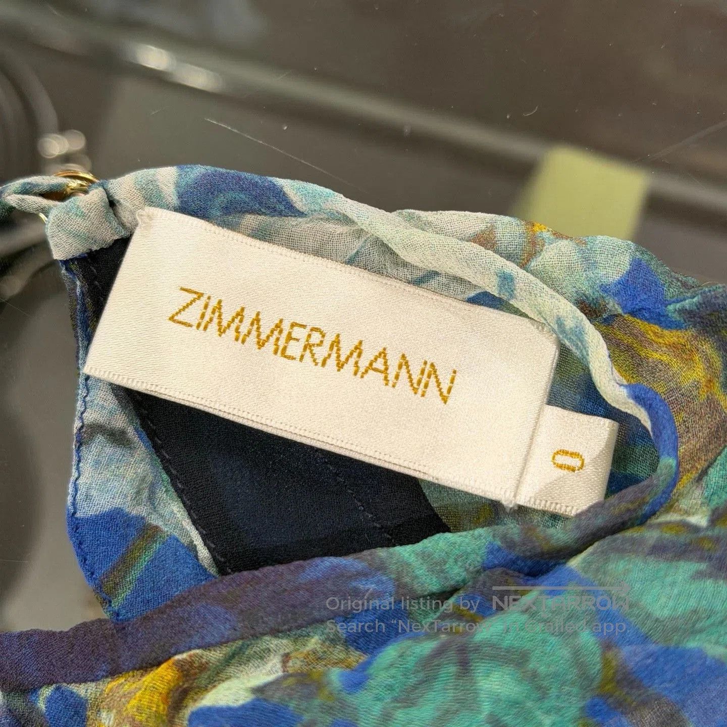 Zimmermann Zimmermann Silk Oil Painting Dress. Size XS / US 0-2 / IT 36-38 - 4 Thumbnail