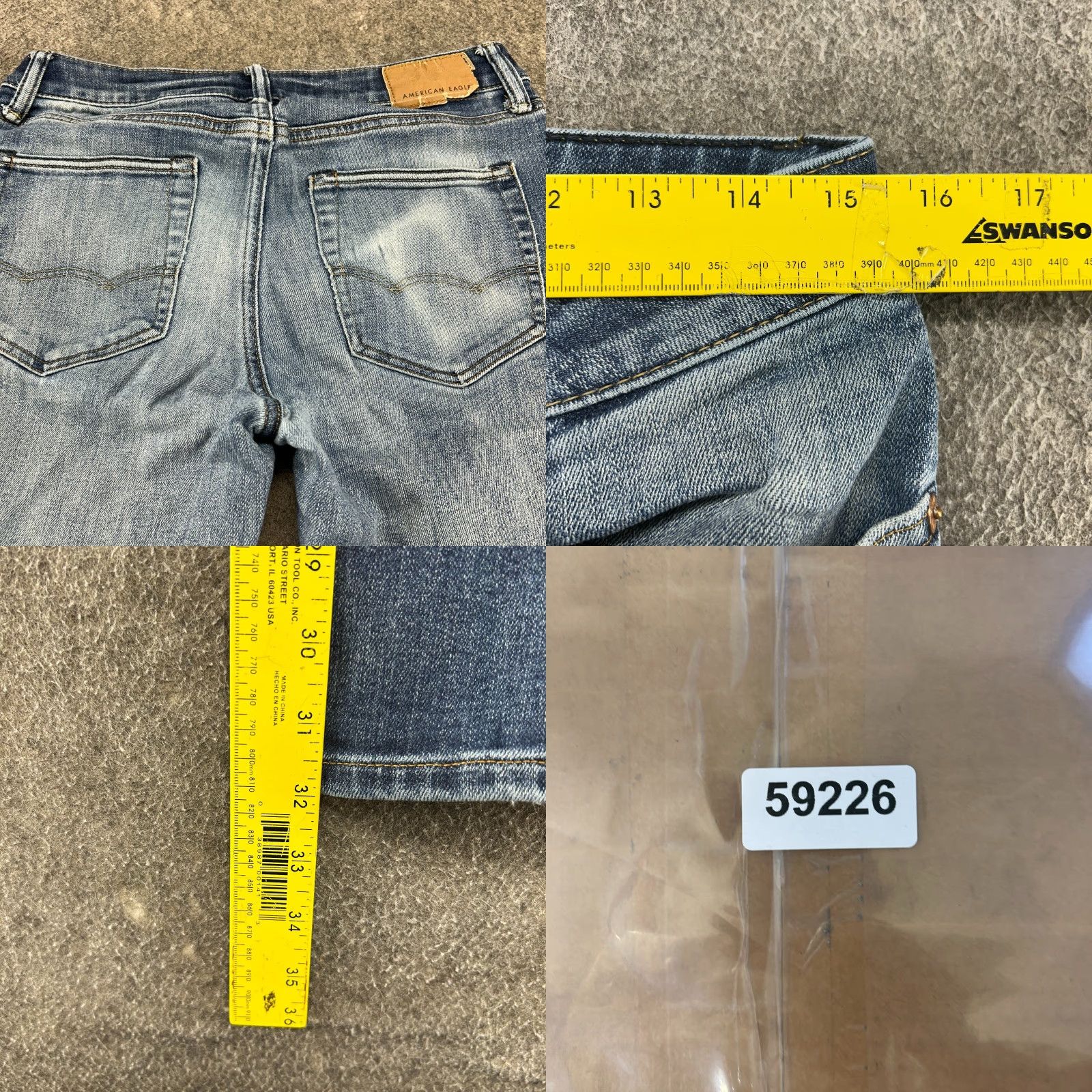 American Eagle Outfitters American Eagle Outfitters Jeans Mens 30x32 Blue Slim Straight Leg Denim 5-Pocket Distressed Medium Wash Size 30 Regular Boys? No. End. Size US 30 / EU 46 - 9 Thumbnail