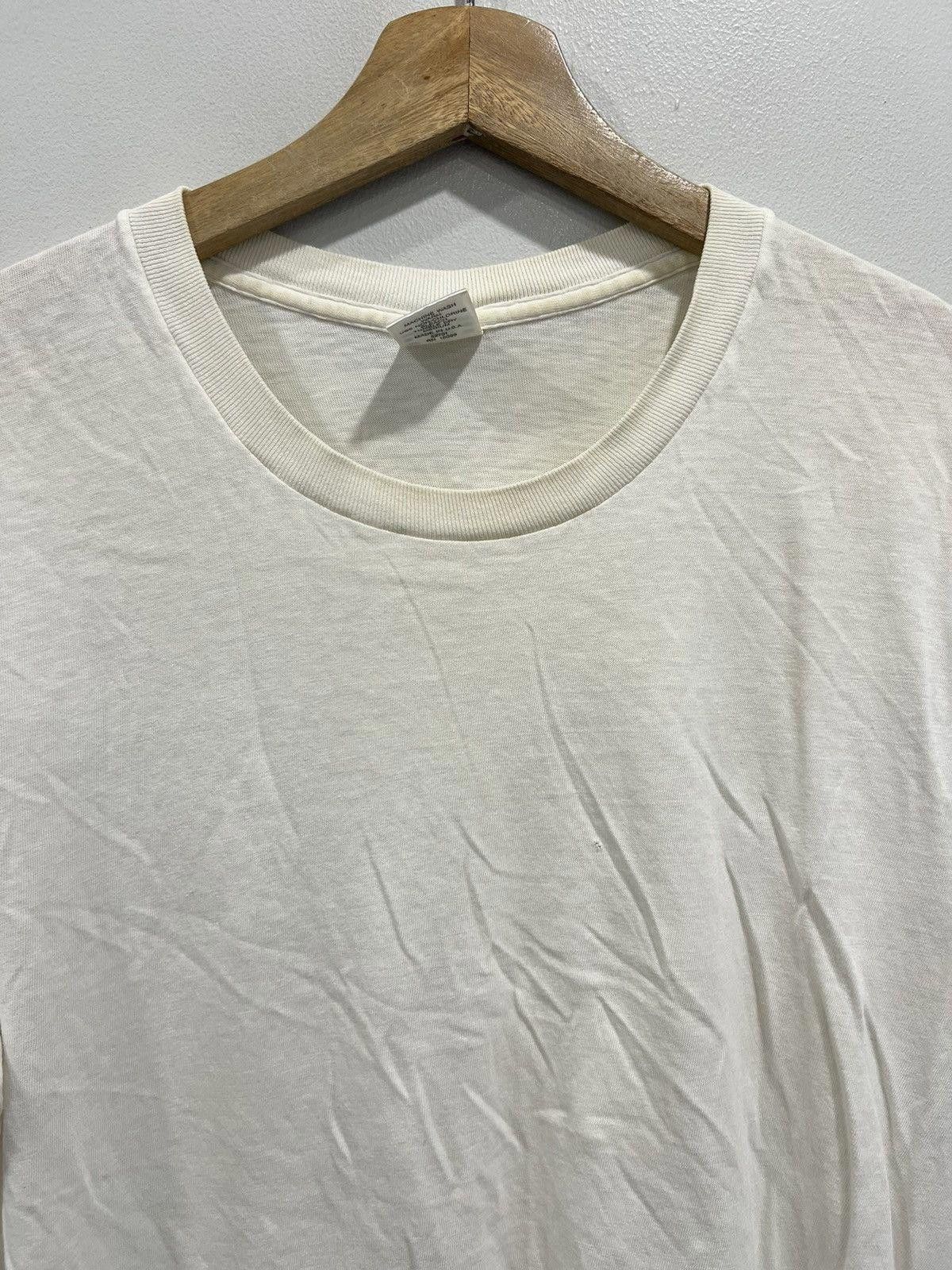Vintage Vintage Single Stitched Blank Tee Shirt white Size US L / EU 52-54 / 3 - 5 Thumbnail