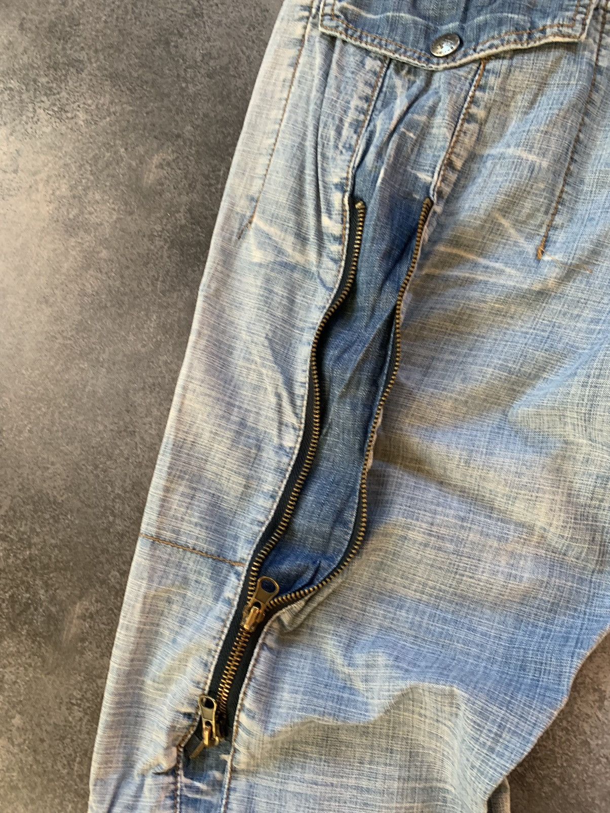 Hysteric Glamour × Japanese Brand Vintage Rick Owens Junya Watanabe Style Washed Jeans Size US 34 / EU 50 - 8 Thumbnail