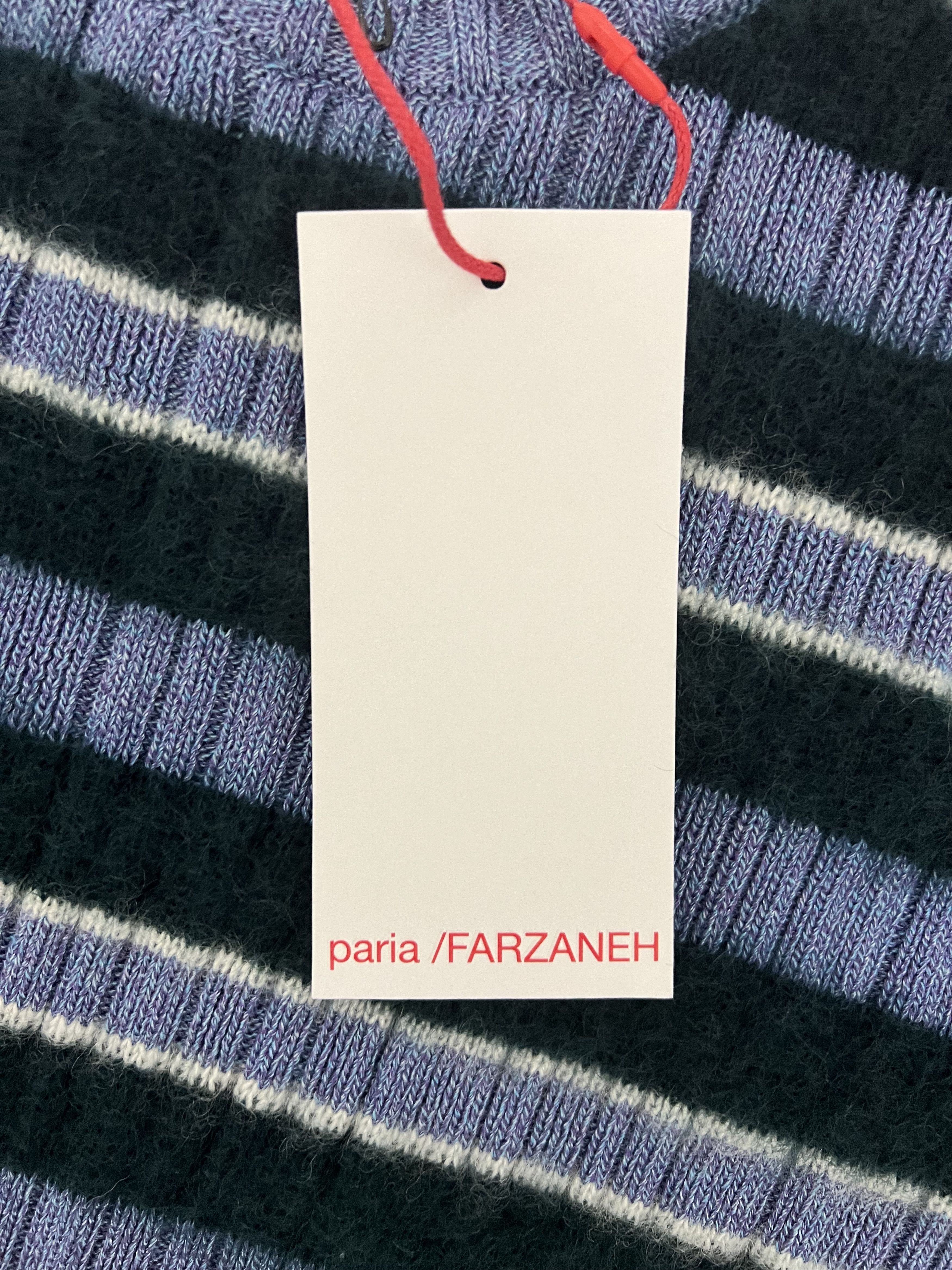 Paria Farzaneh 💚 Paria Farzaneh Toothpaste Knit Sweater Large NEW Size US L / EU 52-54 / 3 - 7 Thumbnail