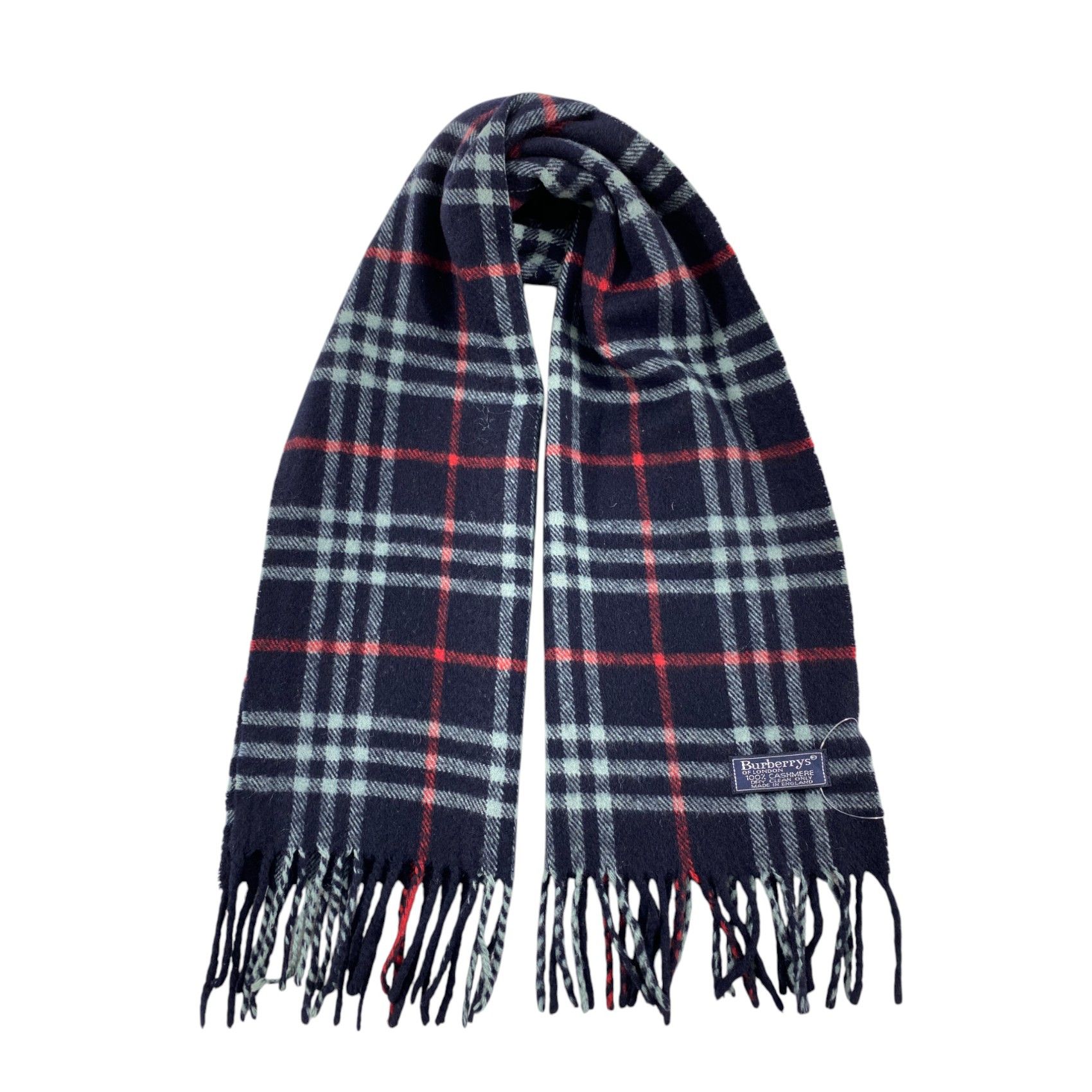 Burberry × Vintage Burberry Scarf / Muffler / Neckwear - WW1638 Size ONE SIZE - 1 Thumbnail