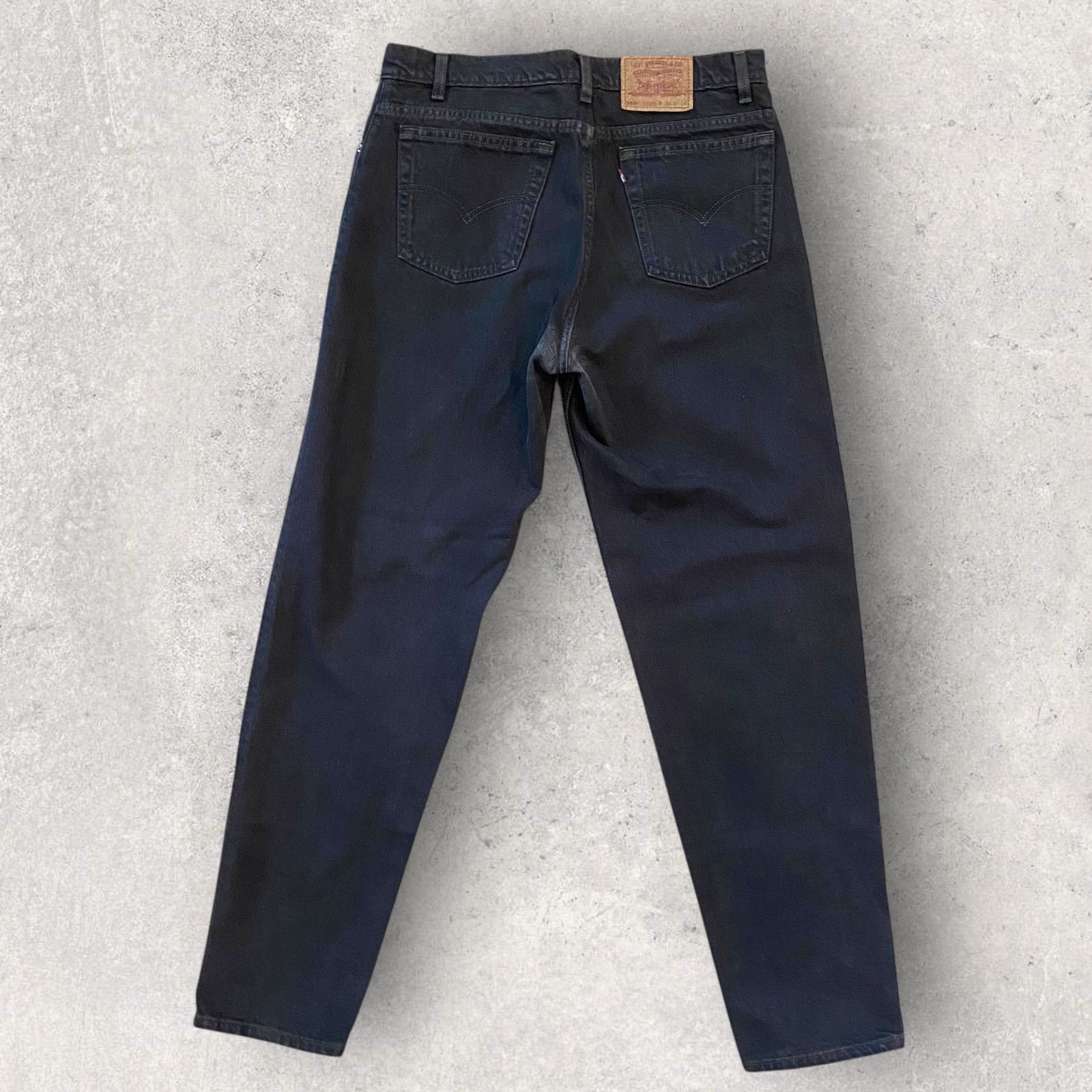 Levi's × Vintage Vintage 90s Levi's 550 Brown Earth Tone Denim Relaxed Jeans Size US 34 / EU 50 - 3 Thumbnail