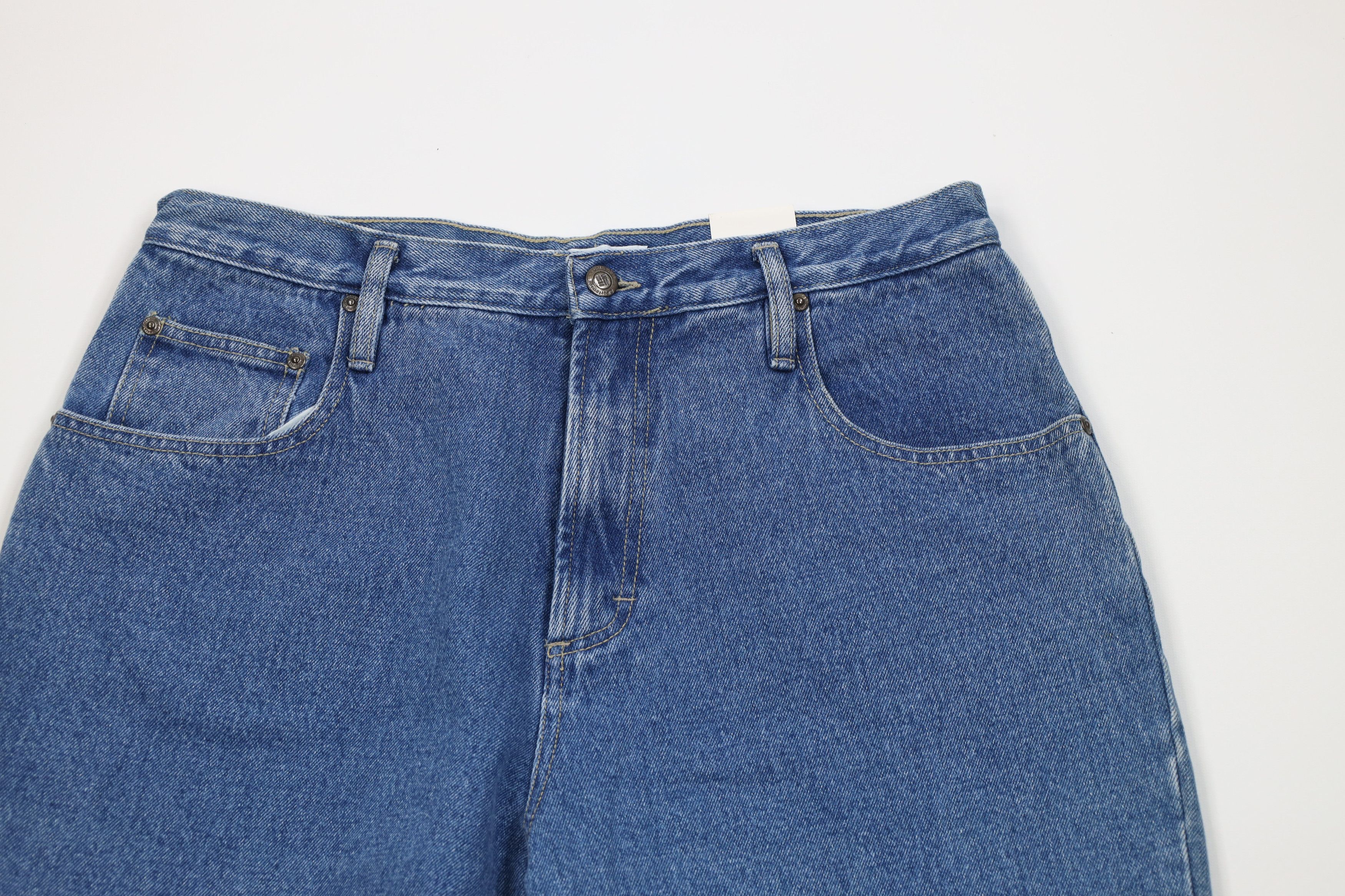 Columbia Deadstock Vintage 90s Columbia Fit Tapered Leg Denim Jeans Size 38" / US 16 / IT 52 - 2 Thumbnail