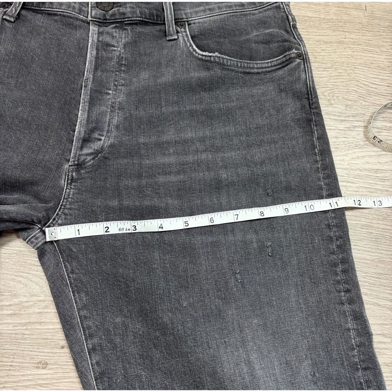 Agolde Agolde Super Skinny in Bowery Distressed Jeans Men's 36x30 Size US 36 / EU 52 - 6 Thumbnail