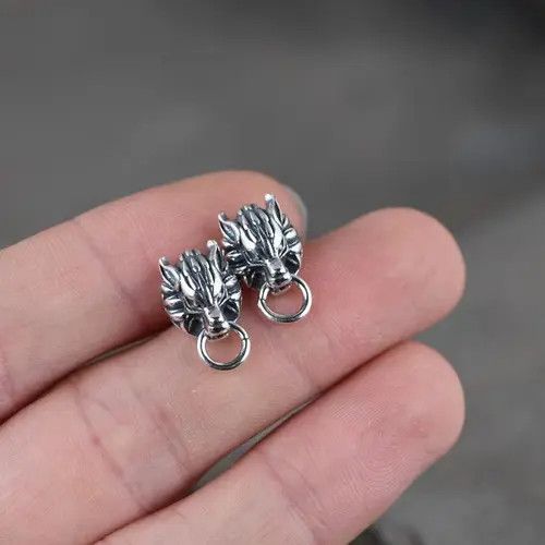 Jewelry Dark Earrings One Pairs Chrome Jewelry Size ONE SIZE - 3 Thumbnail