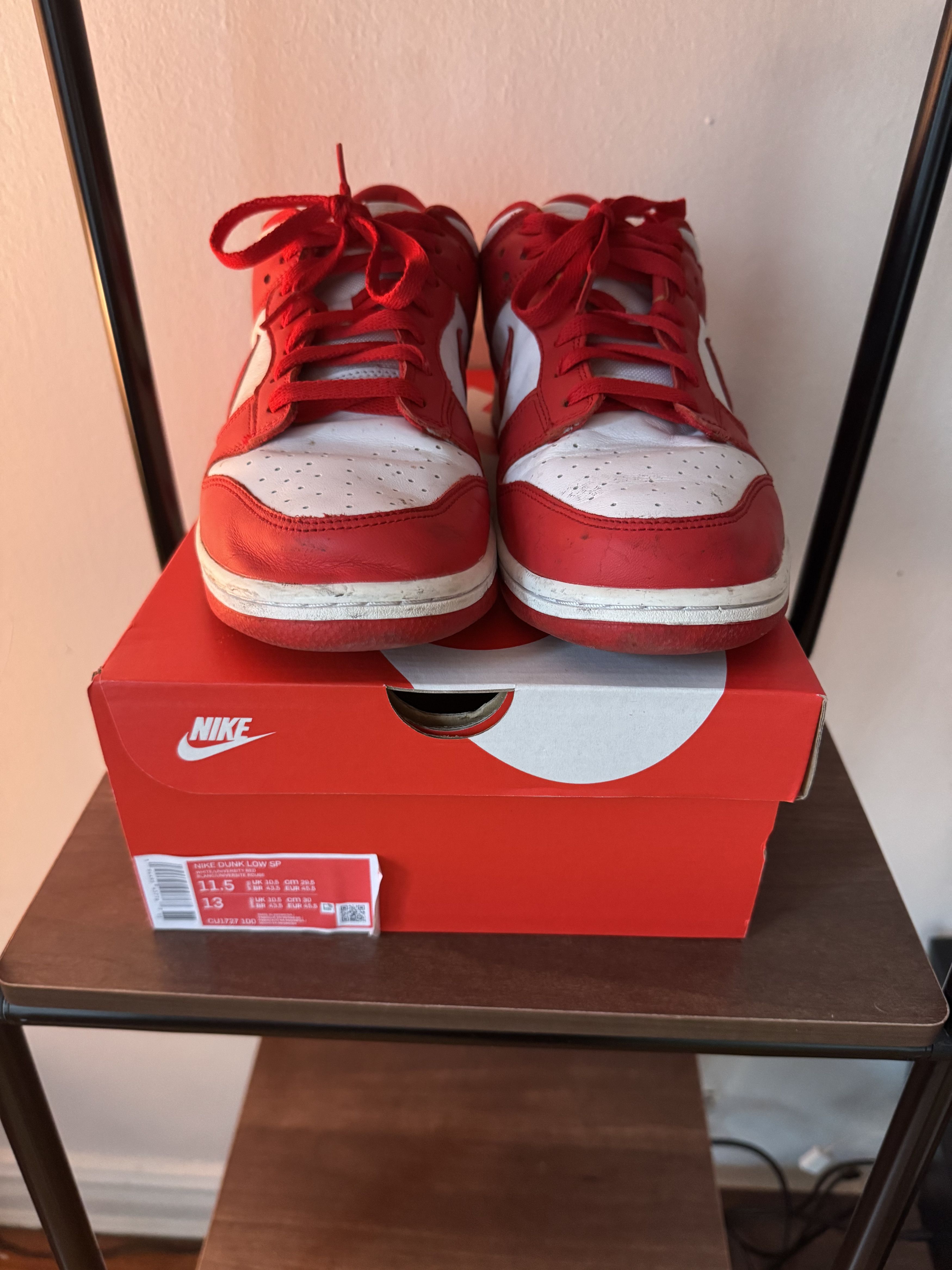 Nike Nike Dunk Low SP 'St. John’s' Size US 11.5 / EU 44-45 - 7 Thumbnail
